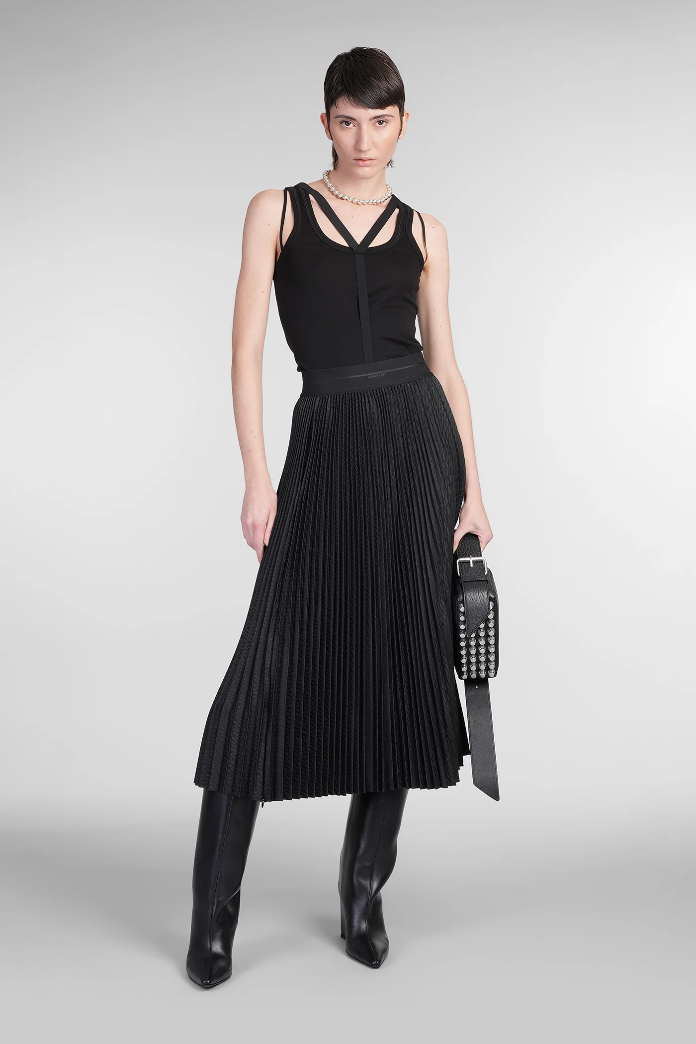 Topwear in black cotton - Image 2