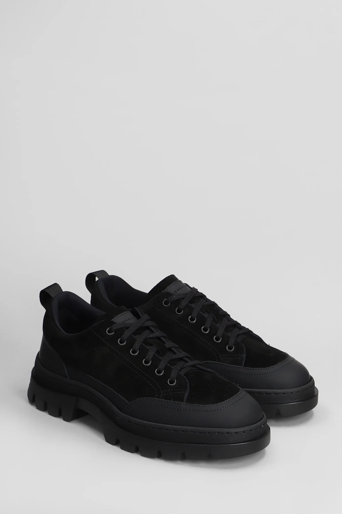 Sneakers in black suede - Image 2