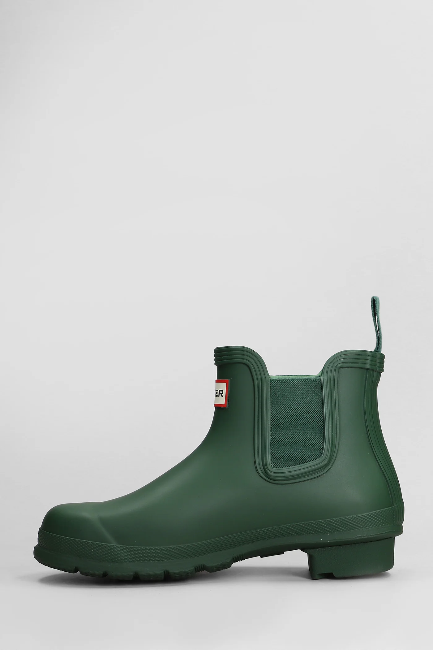 Original chelsea low heels Ankle boots in green rubber/plasic - Image 3