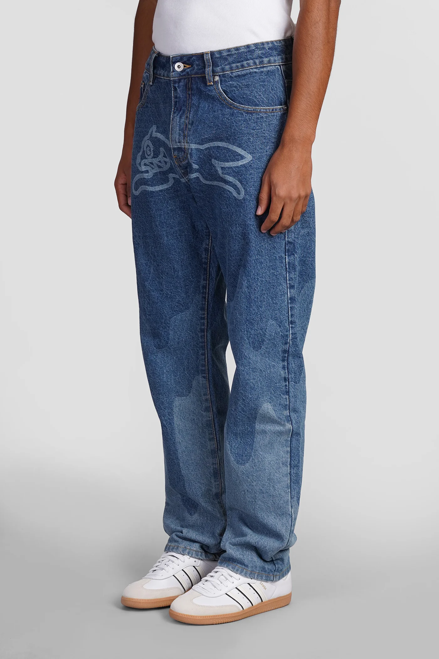 Jeans in blue cotton - Image 4