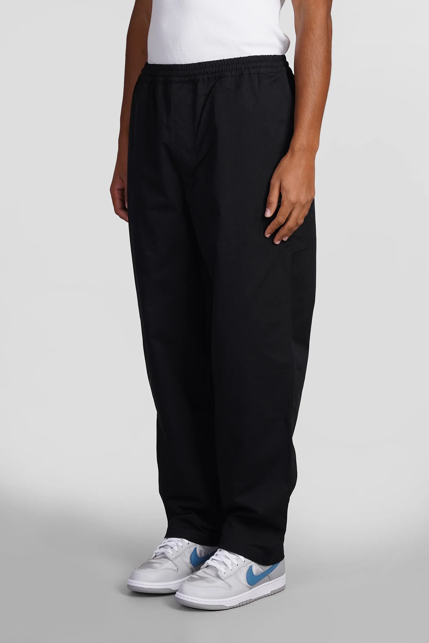 Pants in black cotton - Image 4