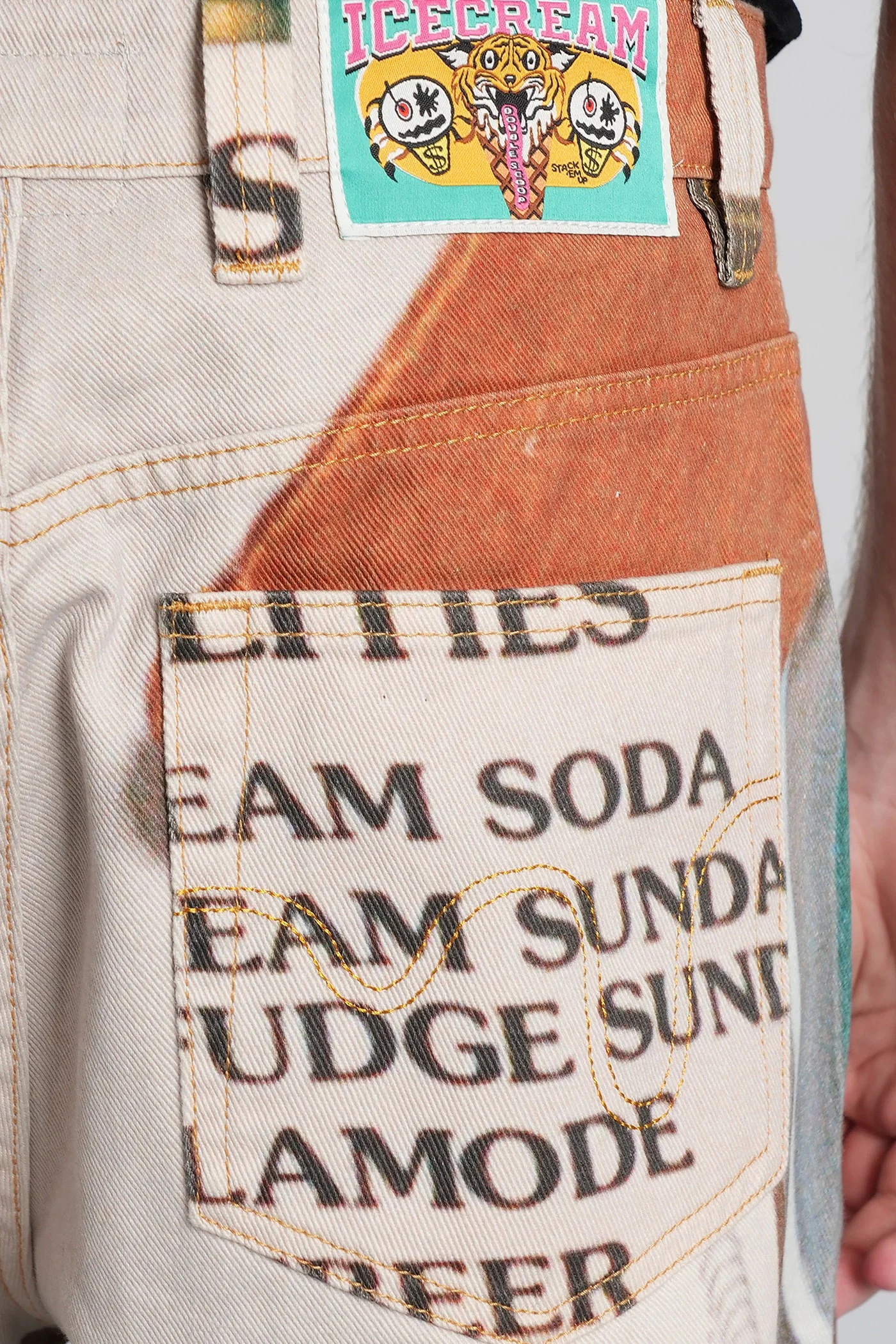 Pants in multicolor cotton - Image 5