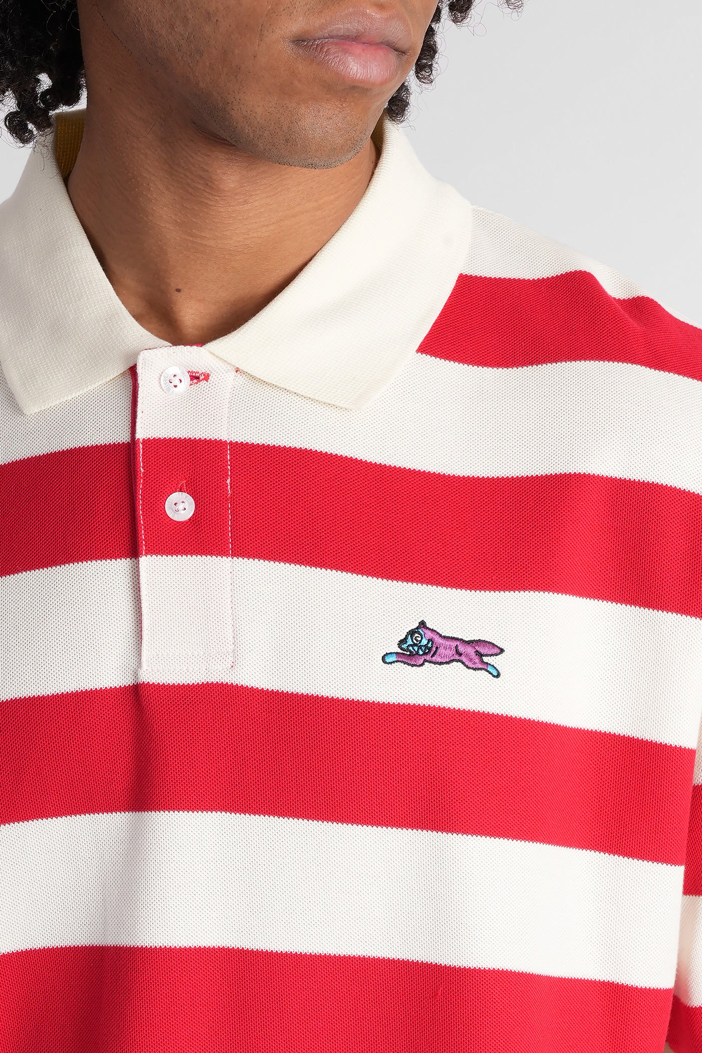 Polo in red cotton - Image 5