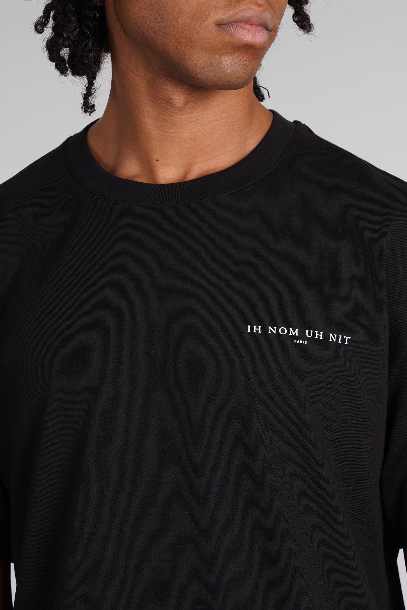T-Shirt in black cotton - Image 5