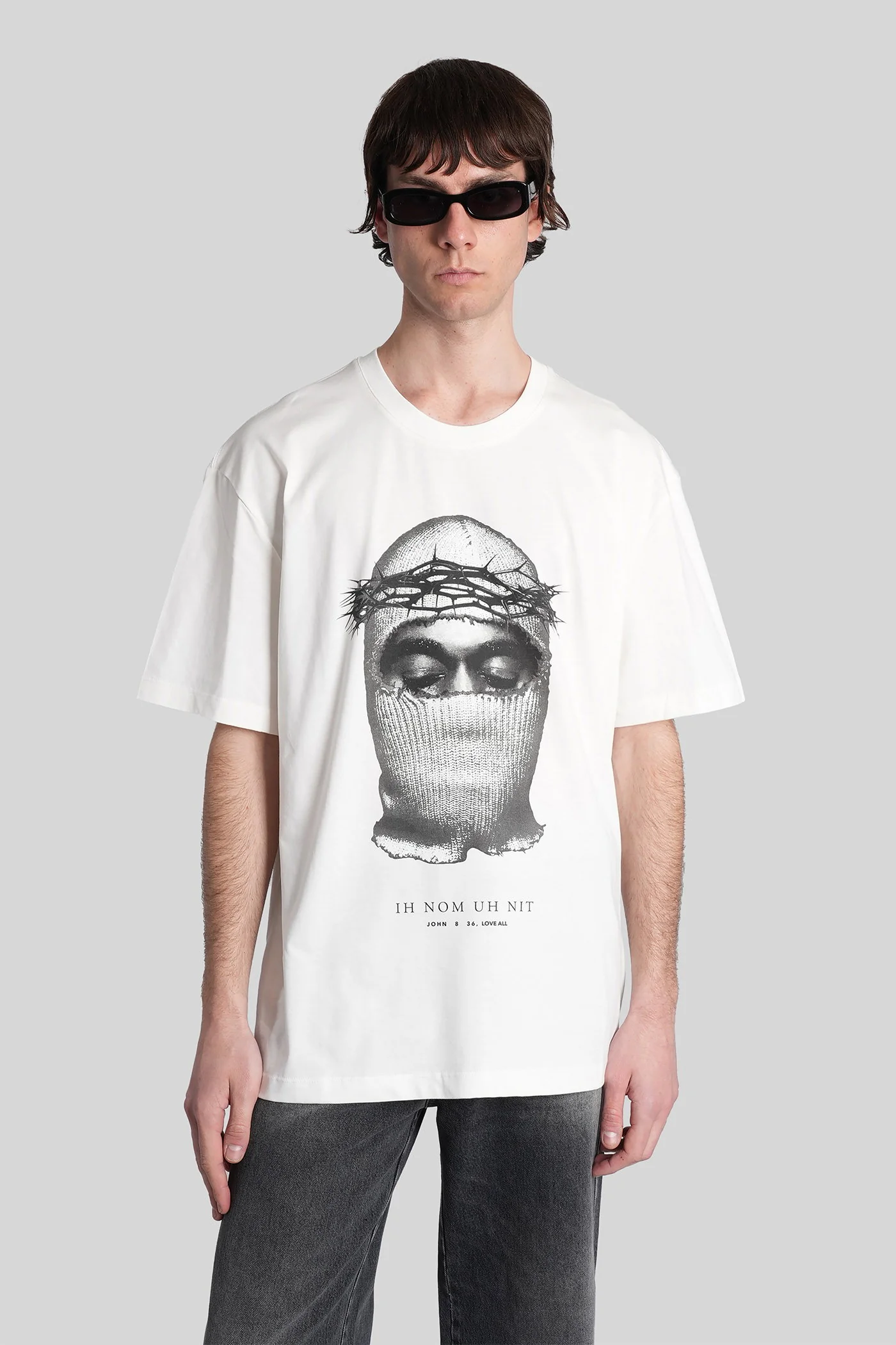 T-Shirt in white cotton