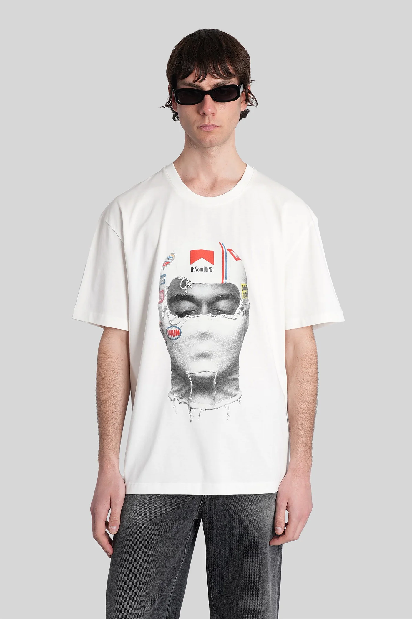 T-Shirt in white cotton