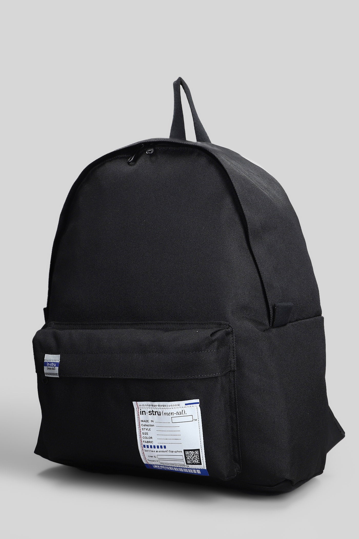 Backpack in black polyester - Image 2