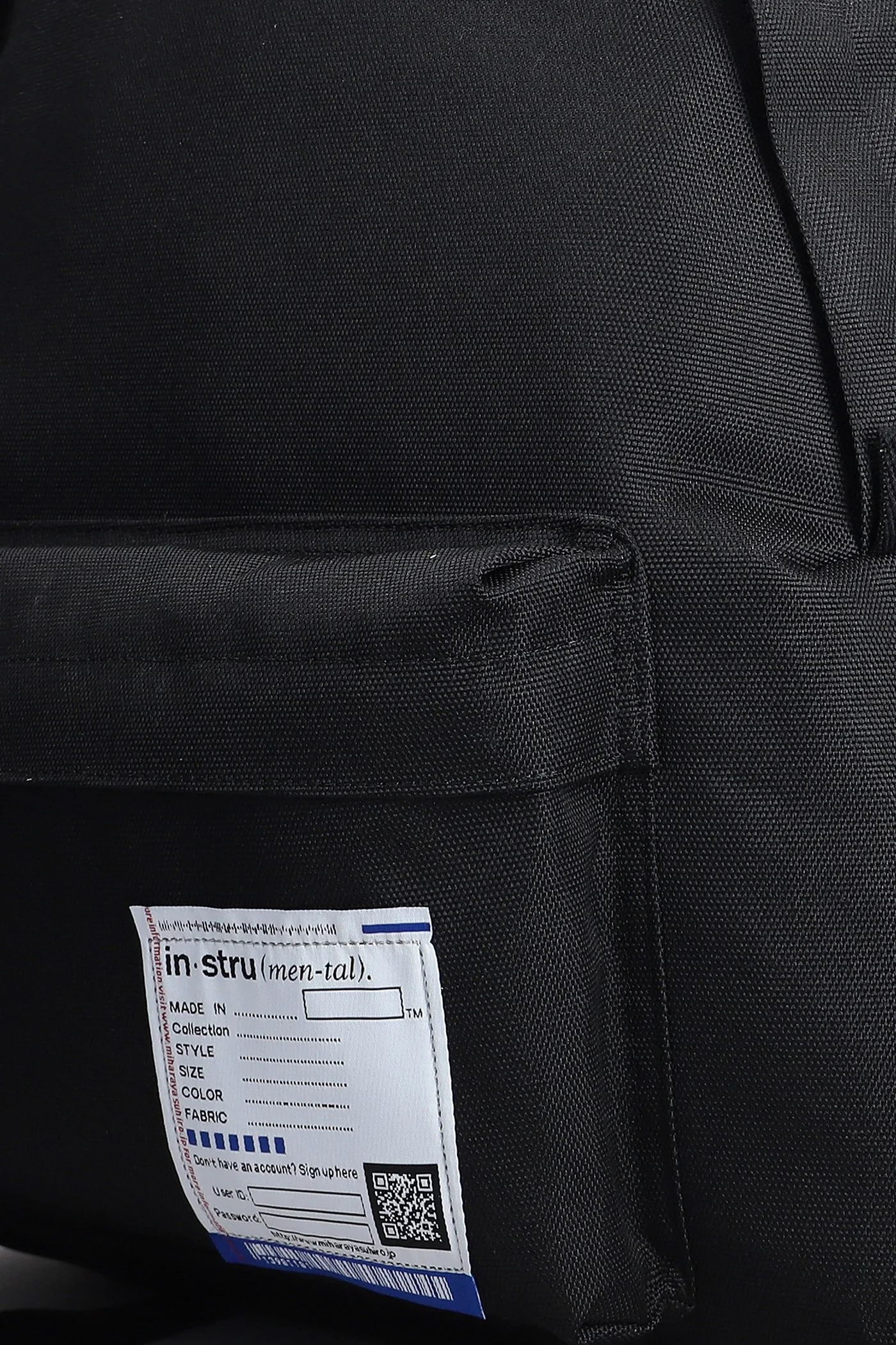 Backpack in black polyester - Image 4