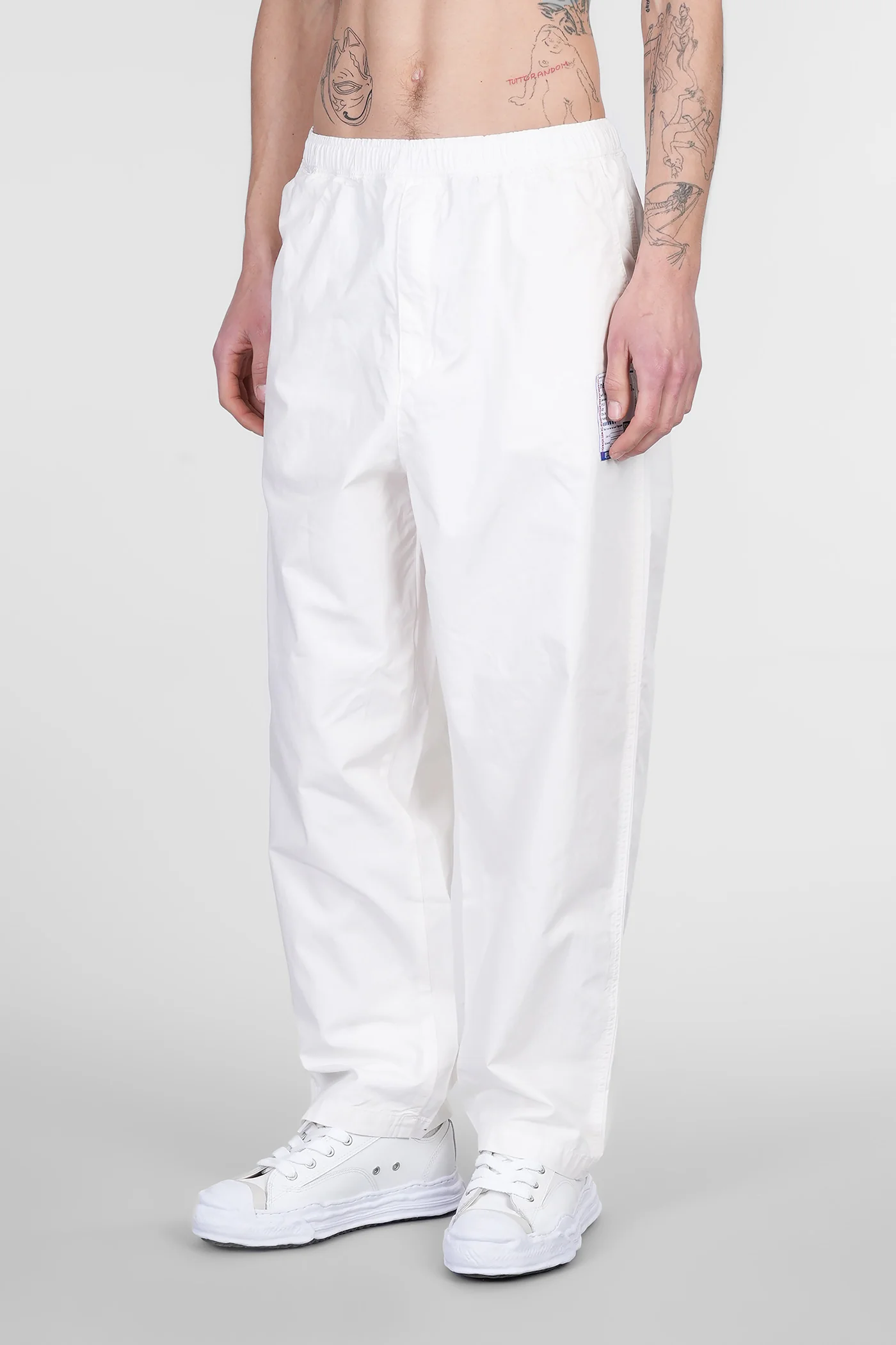 Pants in white cotton - Image 4