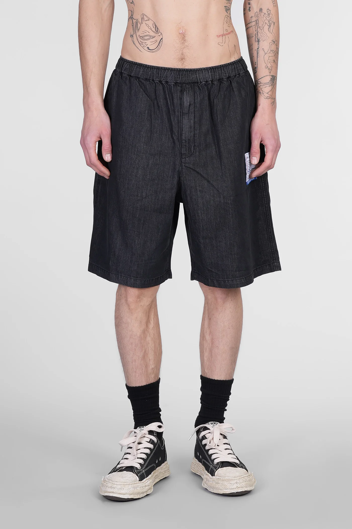 Shorts in black cotton - Image 46