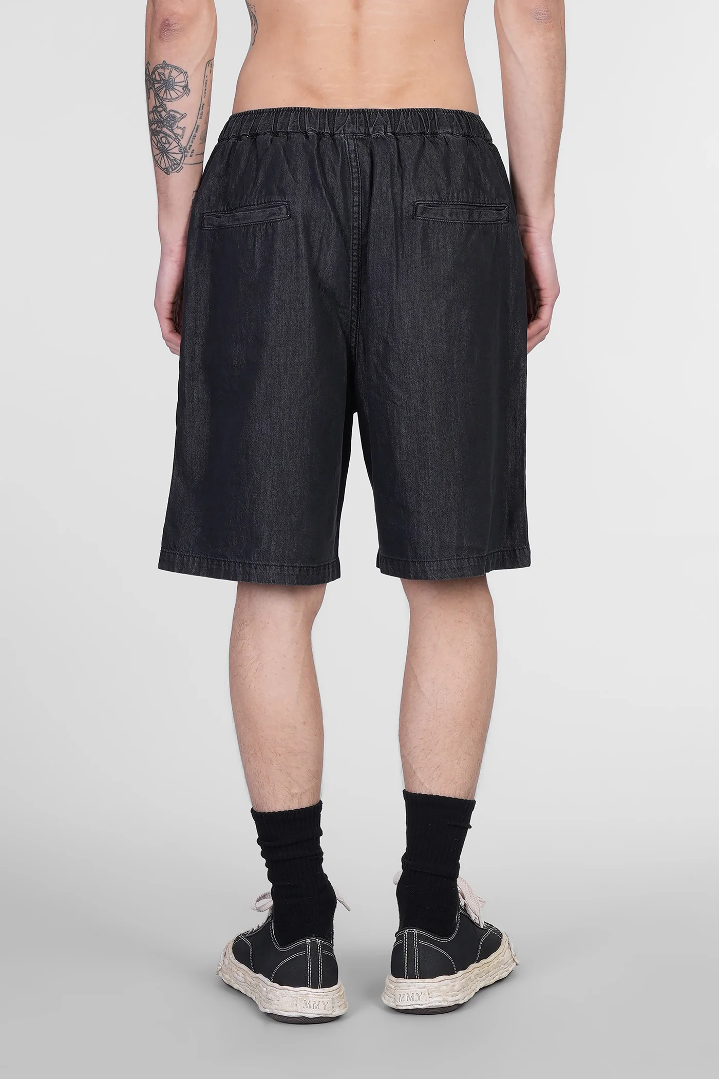 Shorts in black cotton - Image 48