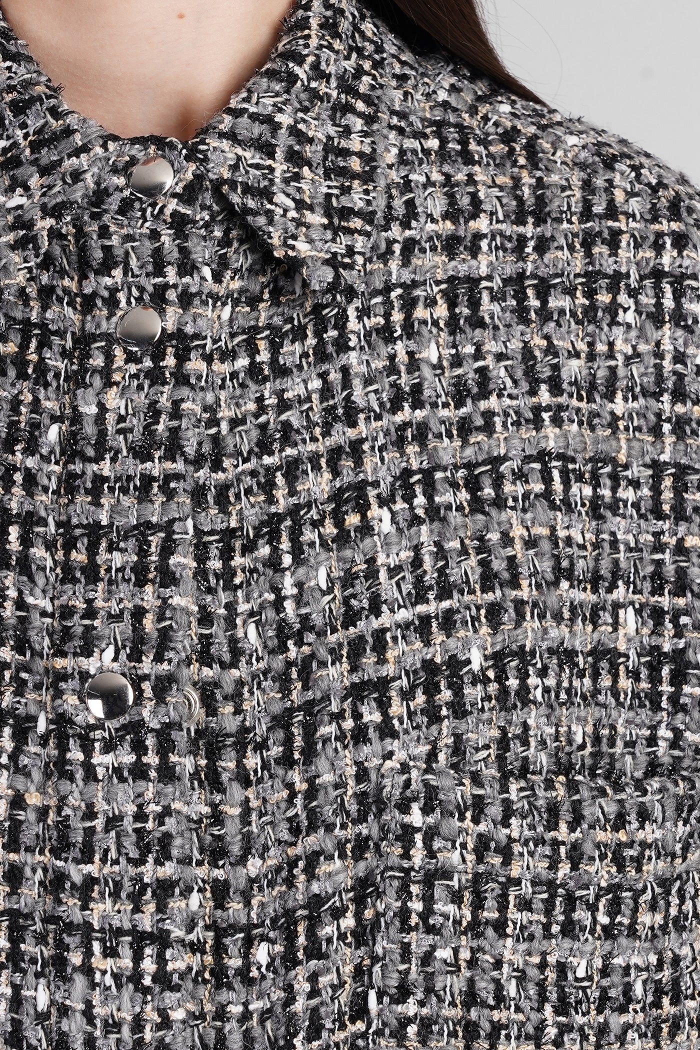 Bianka Casual jacket in grey polyester - Image 5