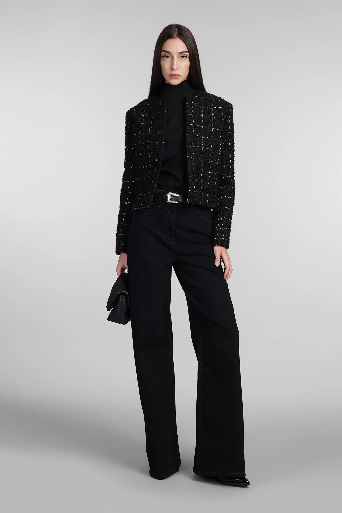 Malano Casual jacket in black wool - Image 2