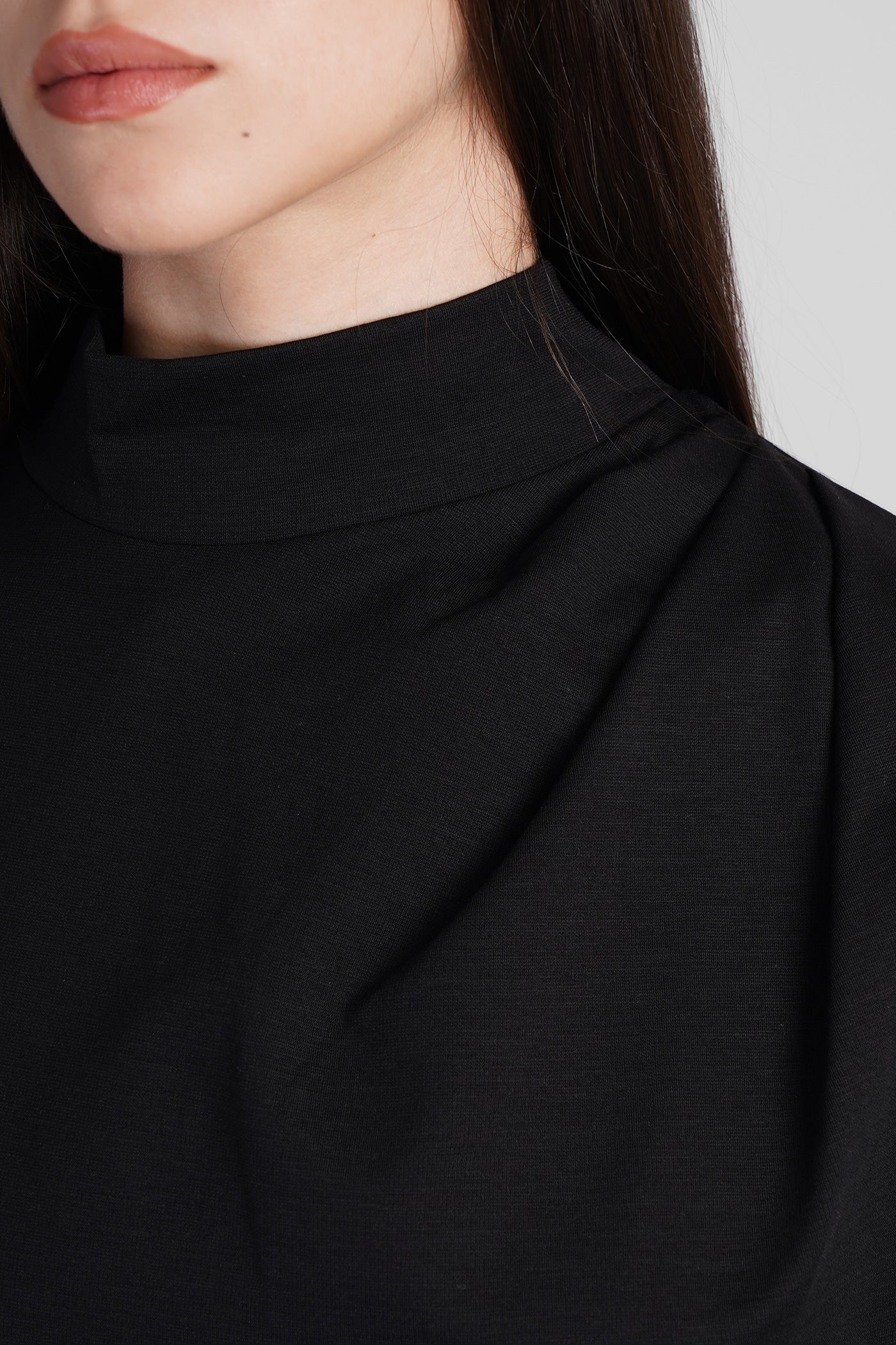 Melisso Topwear in black wool and polyester - Image 5