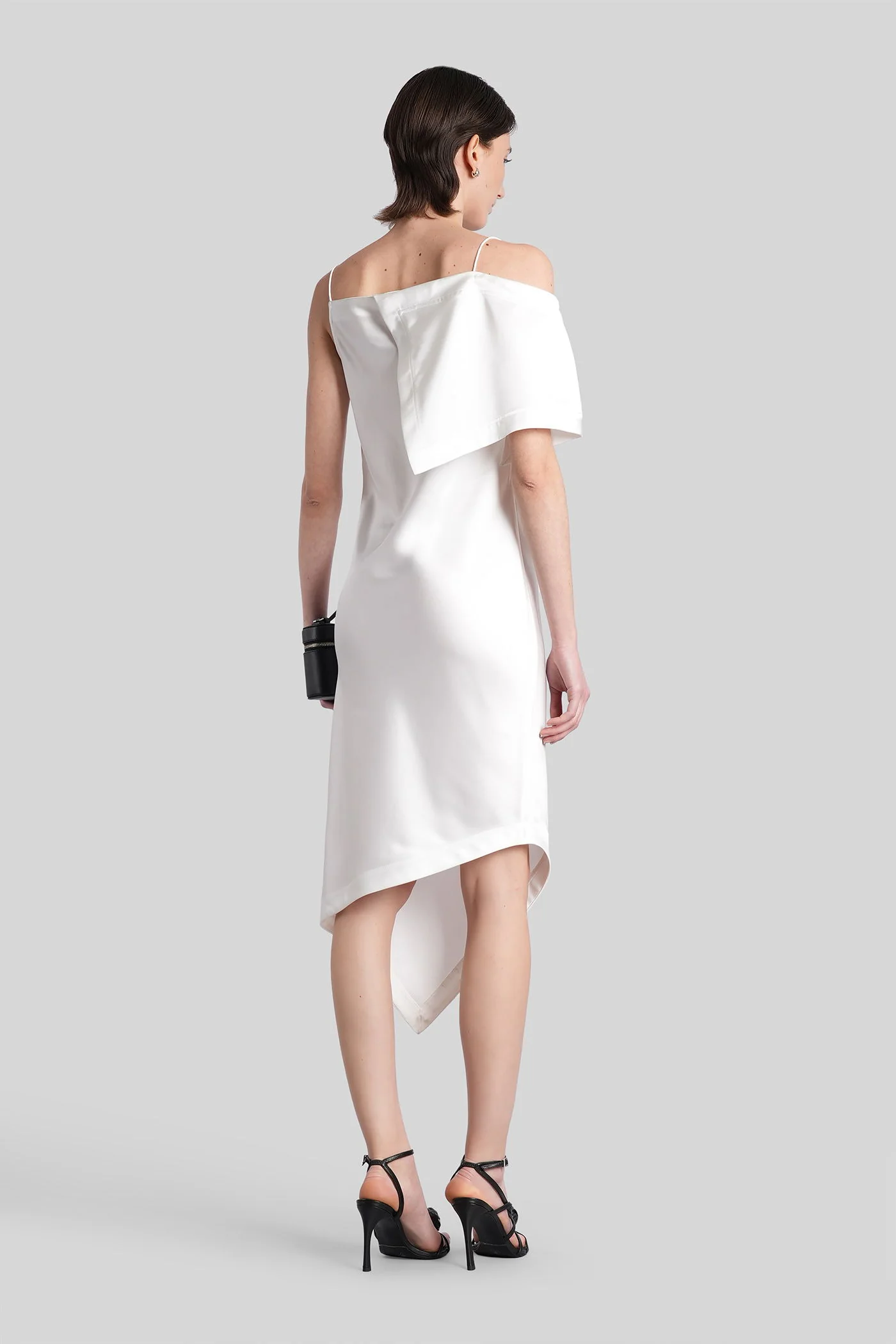 Thiana Long dress in white polyester - Image 3