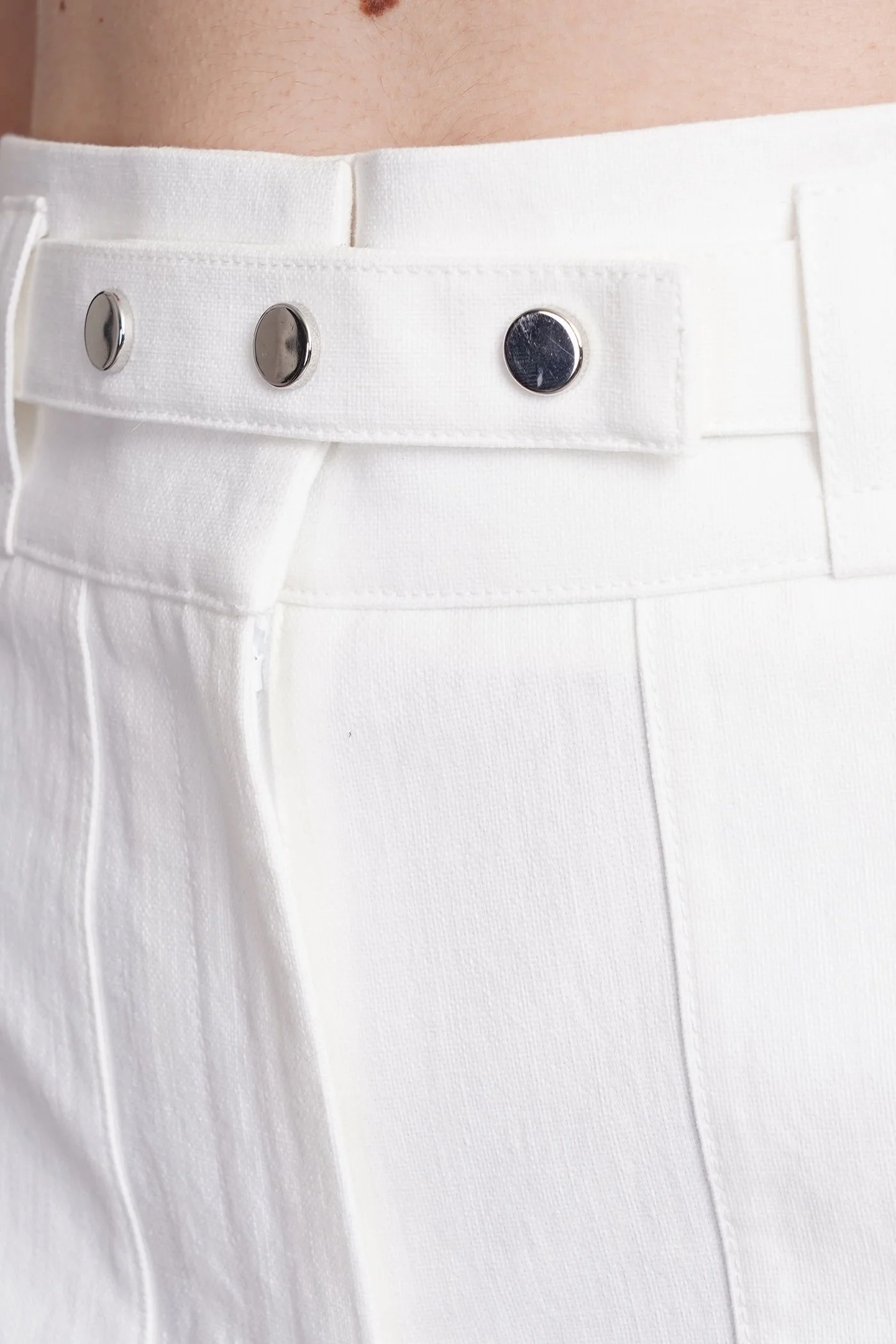 Zoannah Pants in white cotton - Image 5