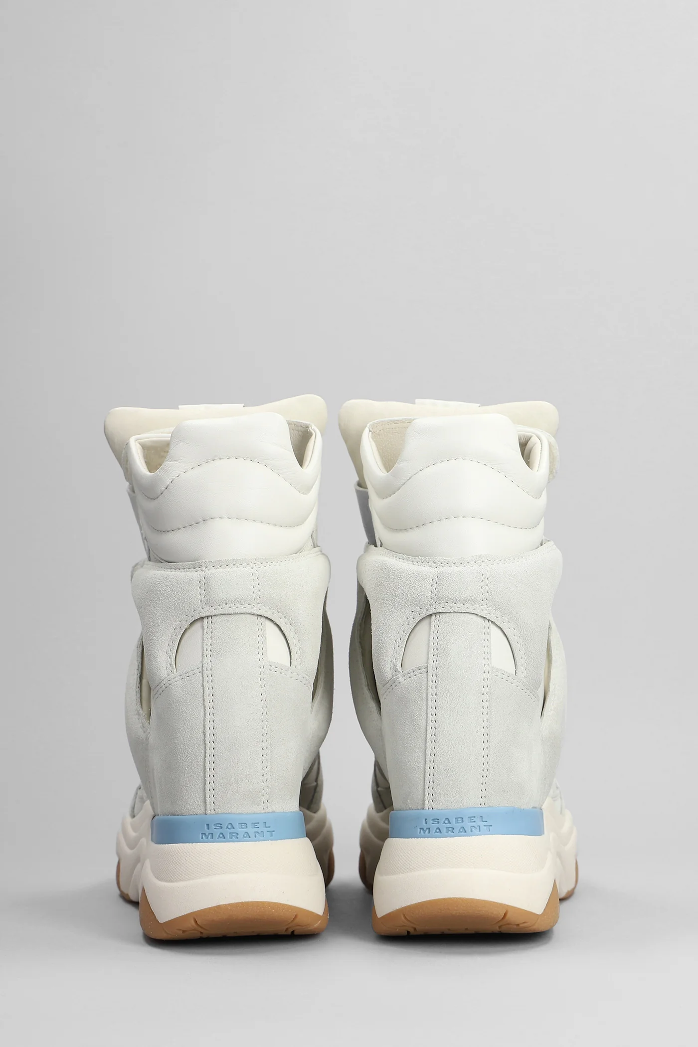 Balskee Sneakers in white suede and leather - Image 4