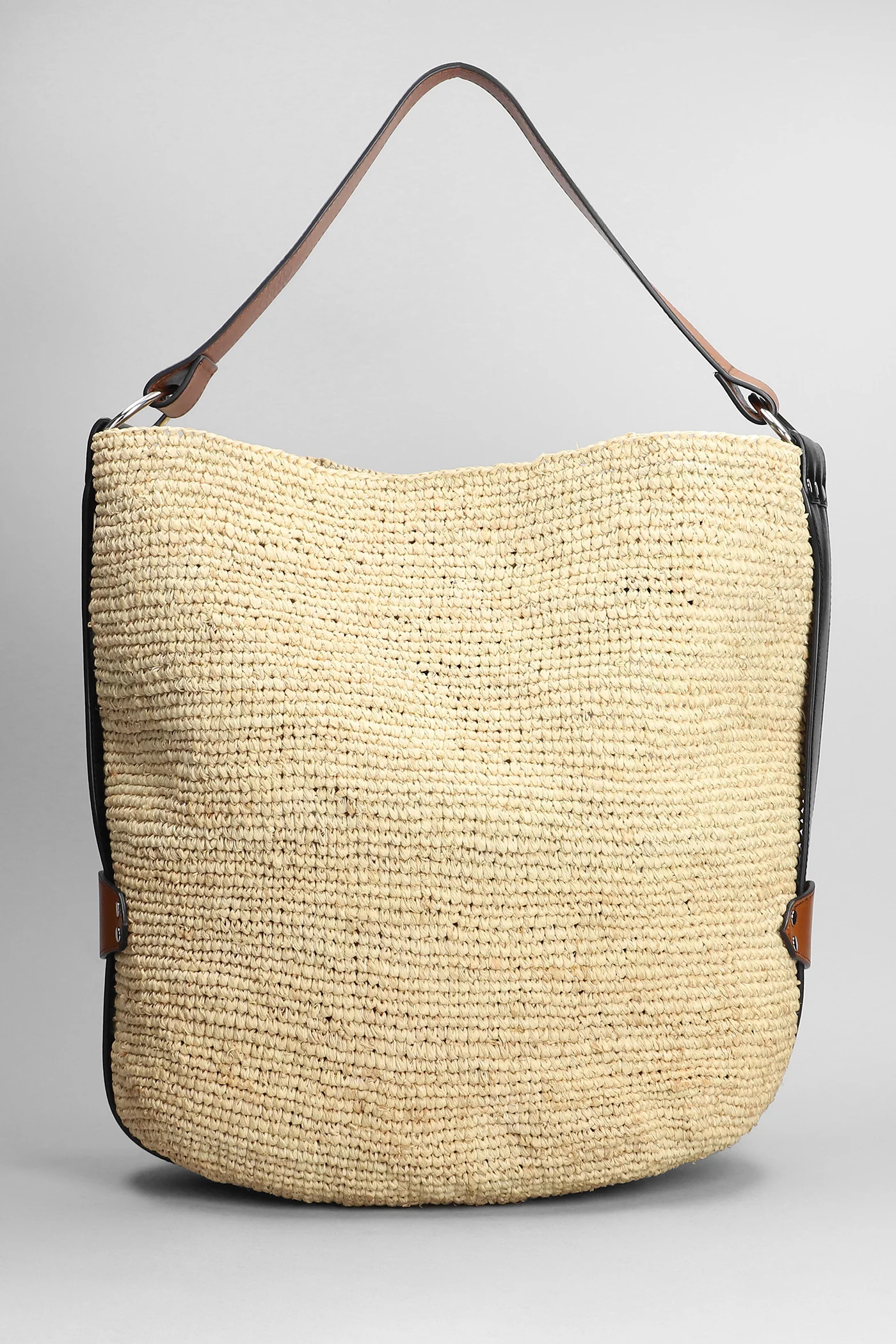 Bayia Tote in beige raffia