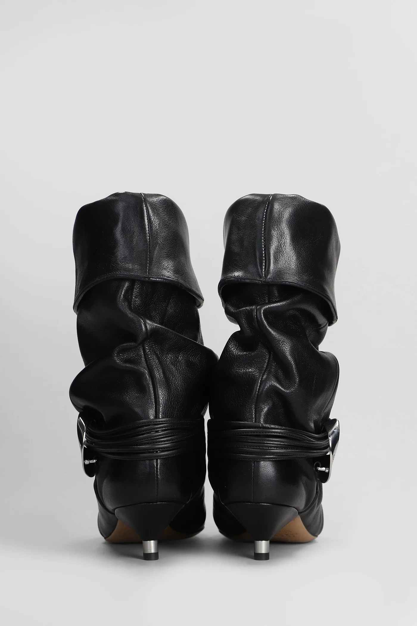 Edrika High heels Ankle boots in black leather - Image 4