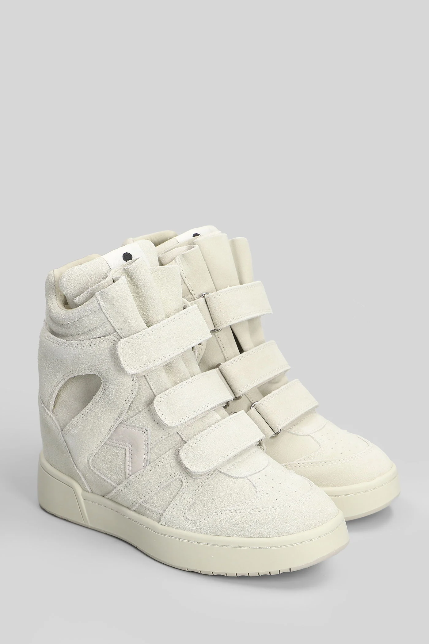 Im3 Sneakers in grey suede and leather - Image 2