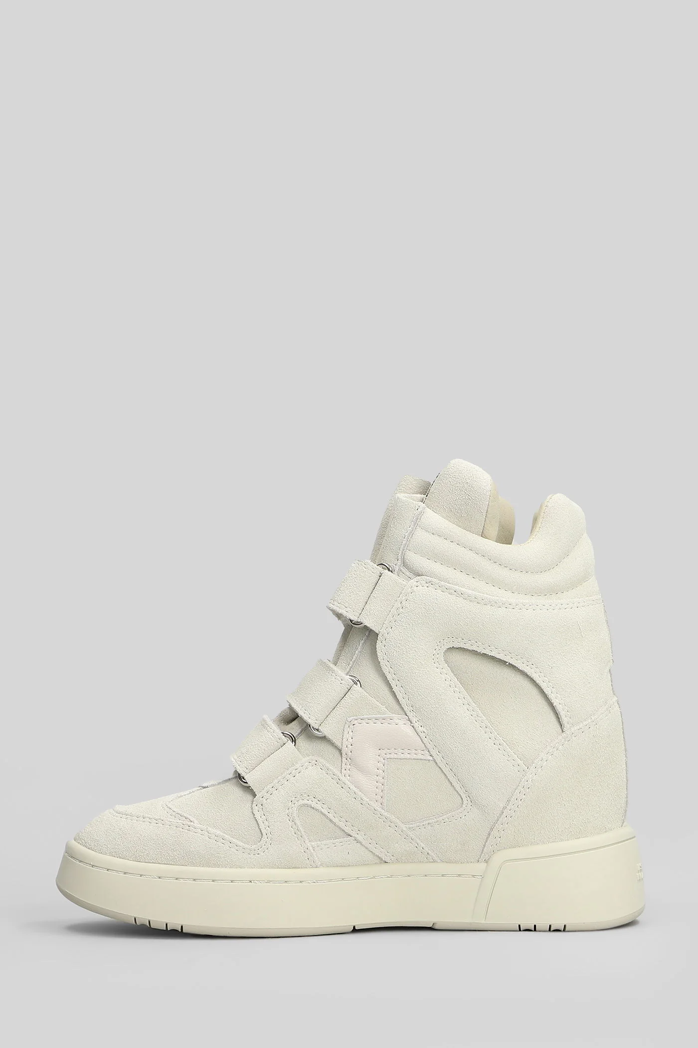 Im3 Sneakers in grey suede and leather - Image 3