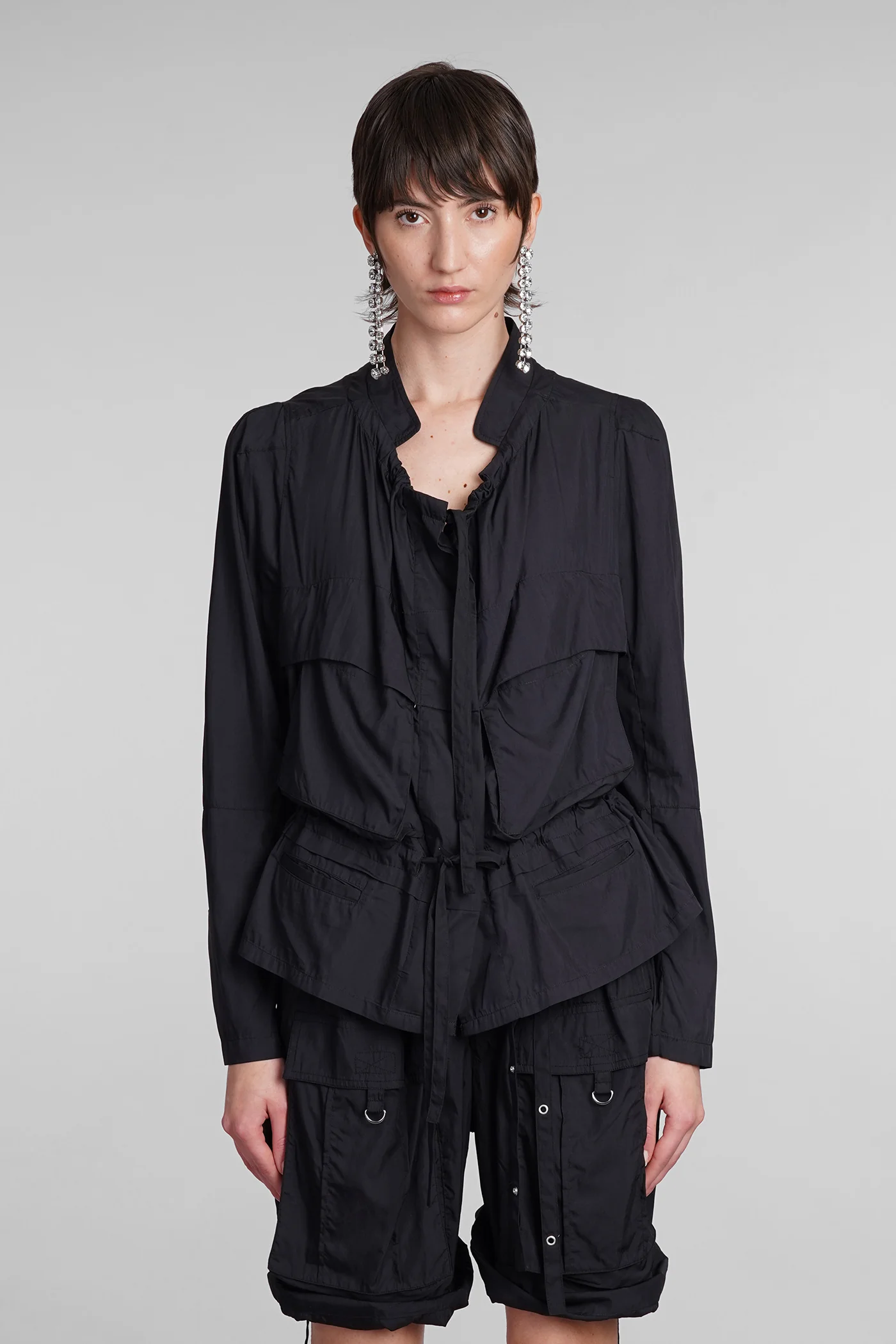Nancy Casual jacket in black Modal