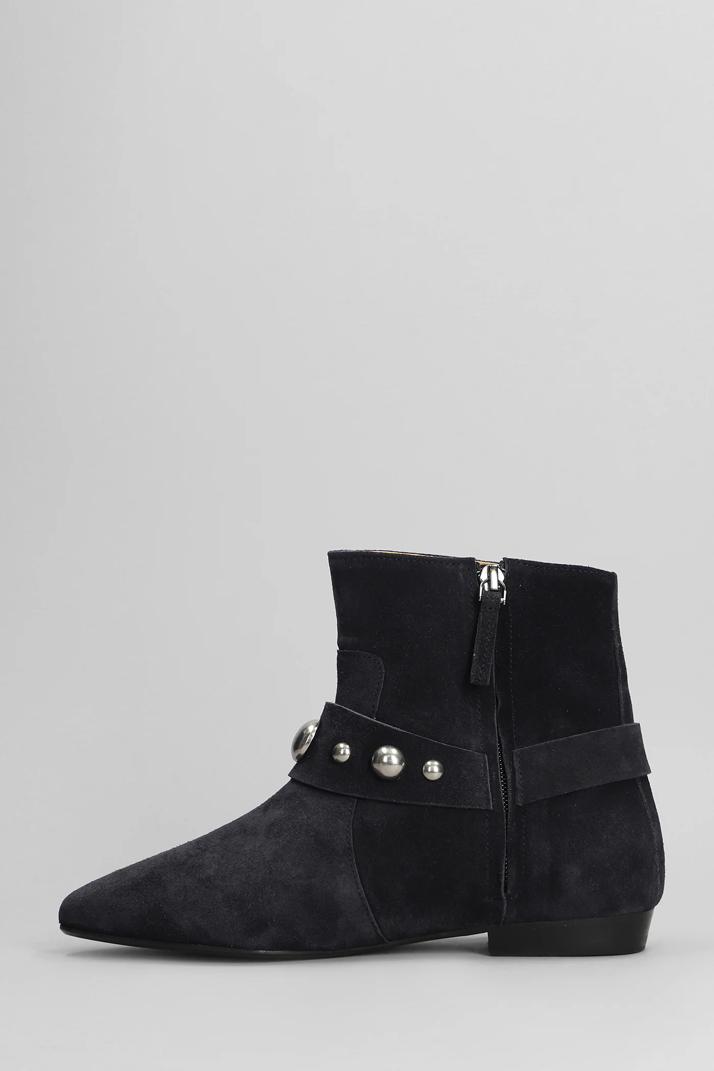 Siago low heels Ankle boots in black suede - Image 3