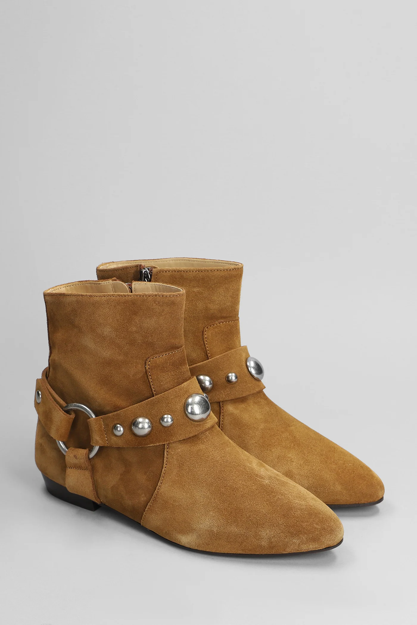 Siago low heels Ankle boots in leather color suede - Image 2