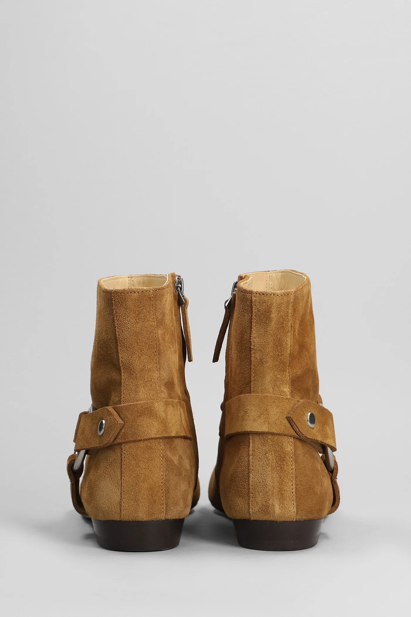 Siago low heels Ankle boots in leather color suede - Image 4