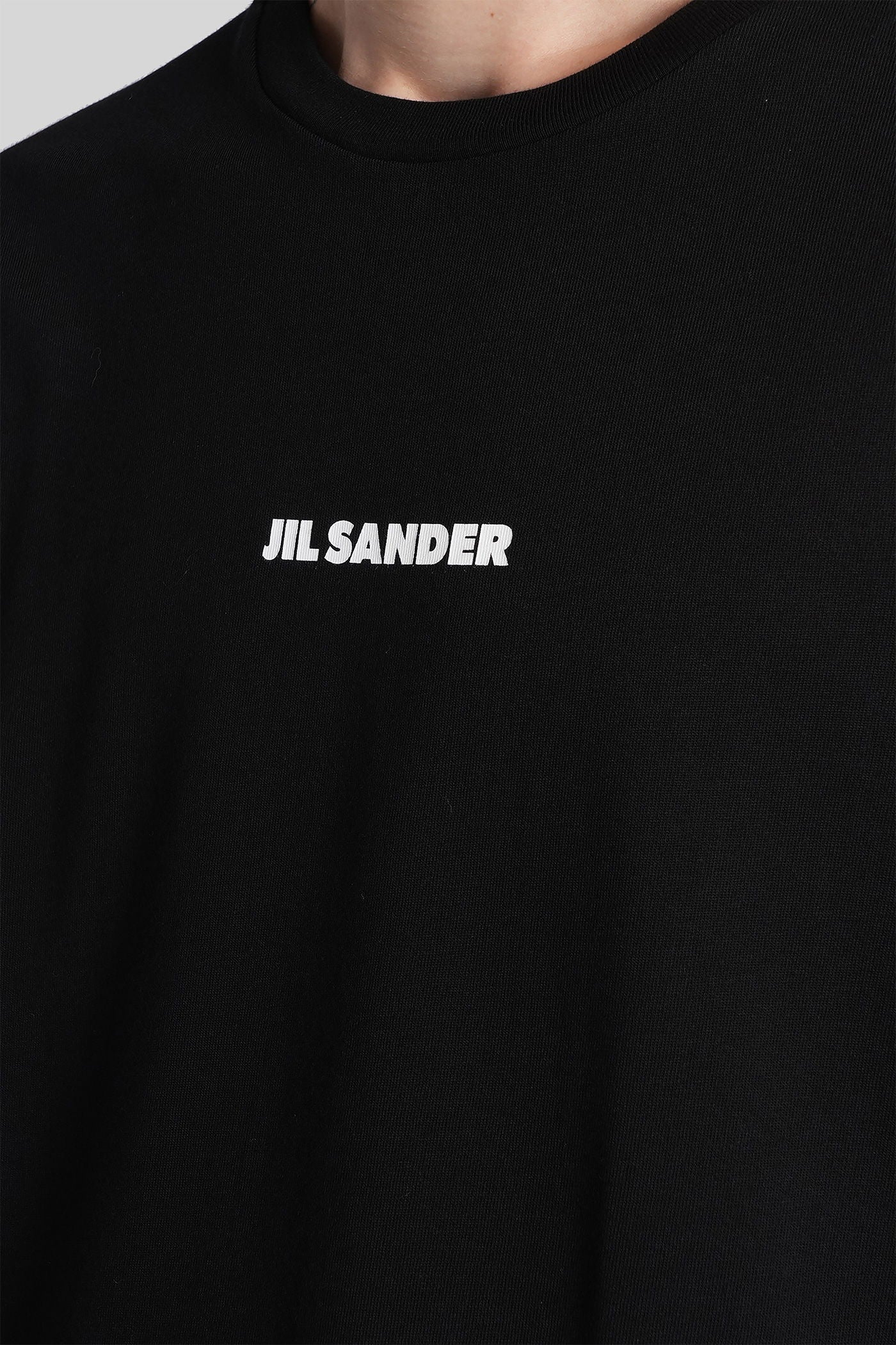 Logo t-shirt cn ss T-Shirt in black cotton - Image 5