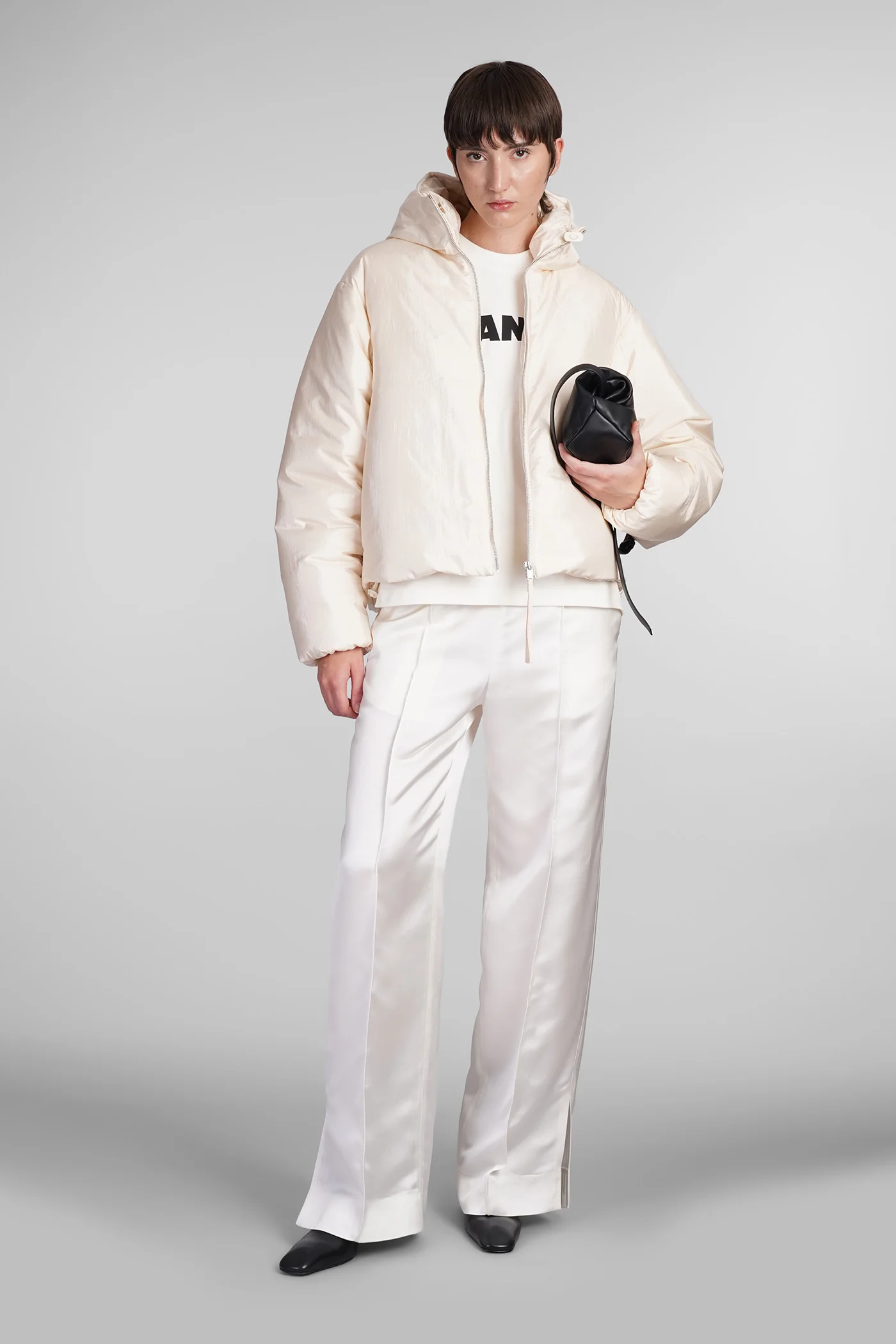 puffer in beige polyamide - Image 2