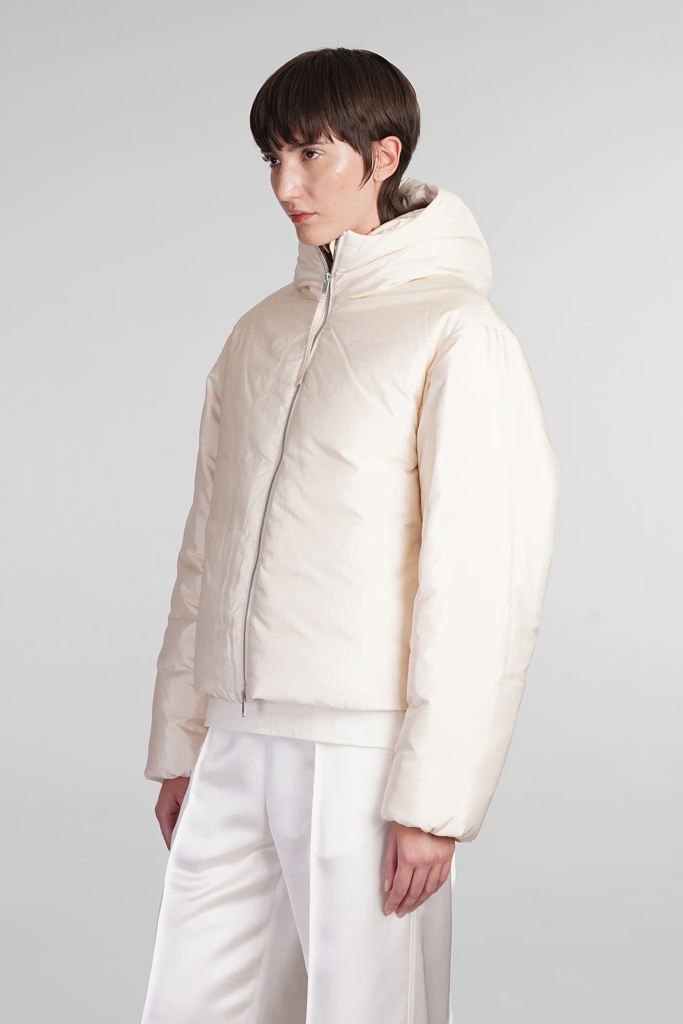 puffer in beige polyamide - Image 4