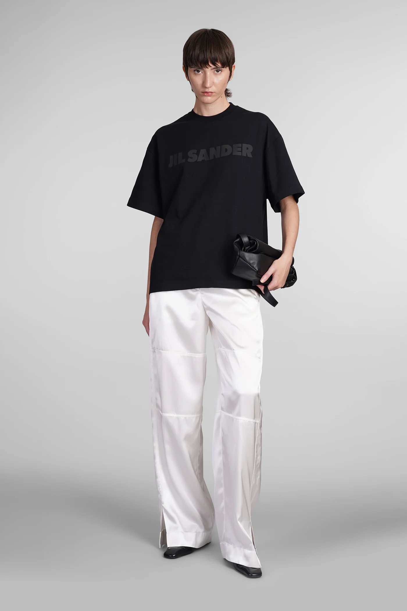 T shirt cn ss os T-Shirt in black cotton - Image 2