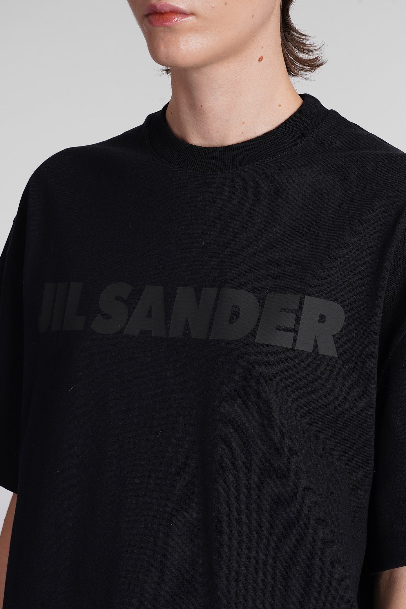 T shirt cn ss os T-Shirt in black cotton - Image 5
