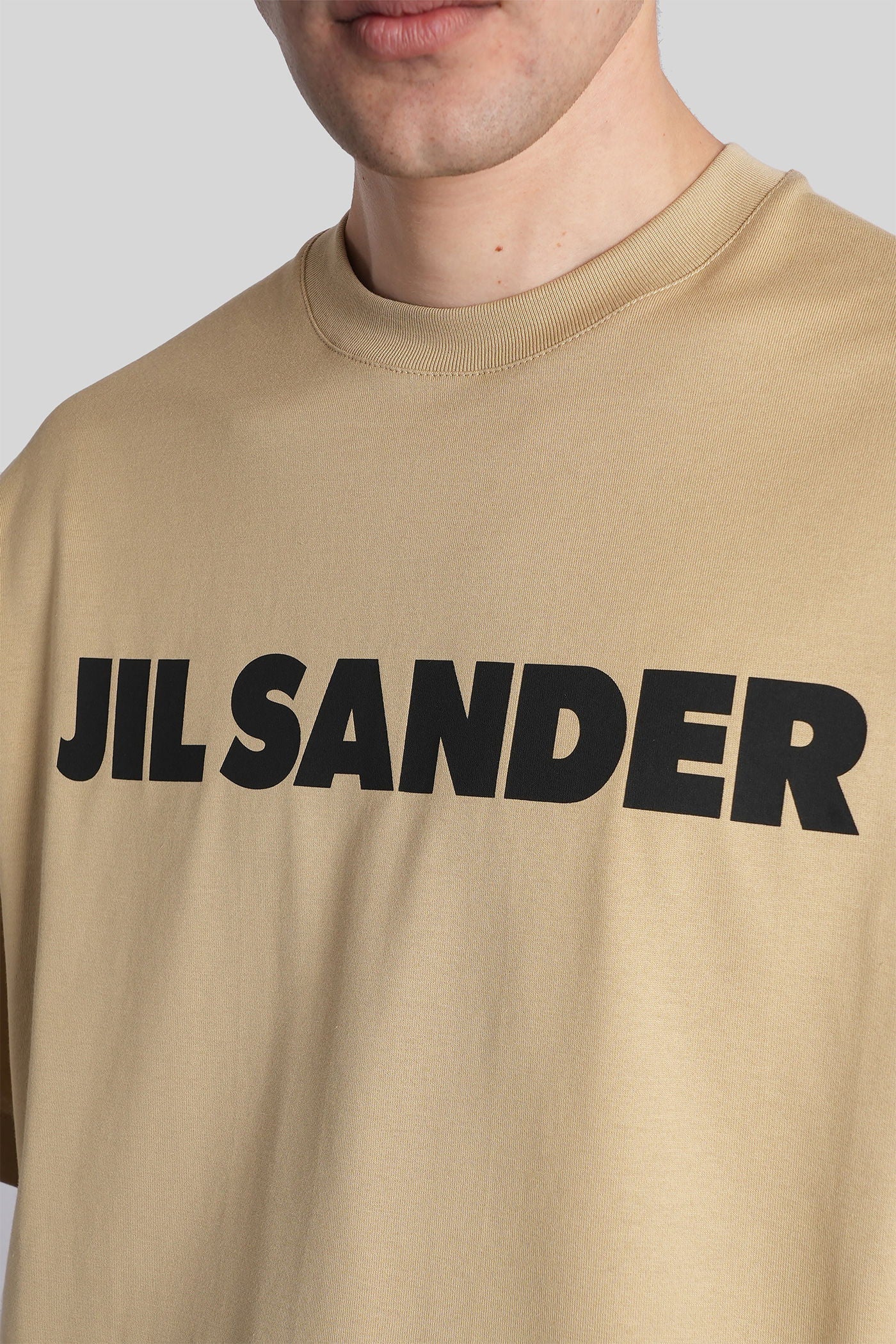 T-shirt cn ss T-Shirt in beige cotton - Image 5