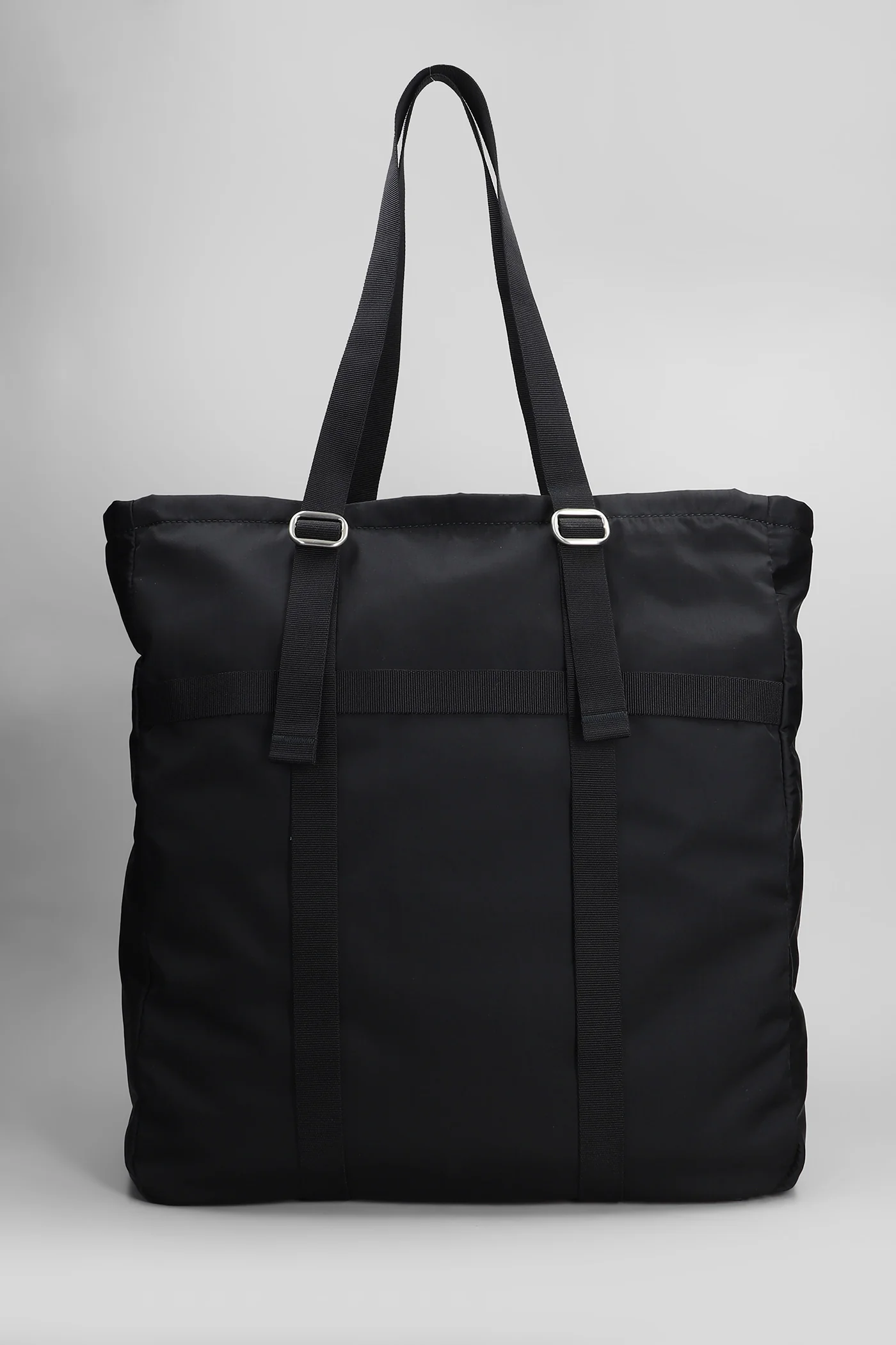 Tote in black polyamide - Image 3