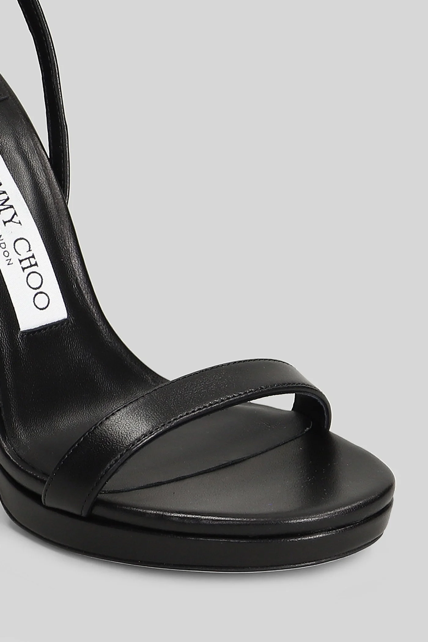 Moza pf 120 Sandals in black leather - Image 5