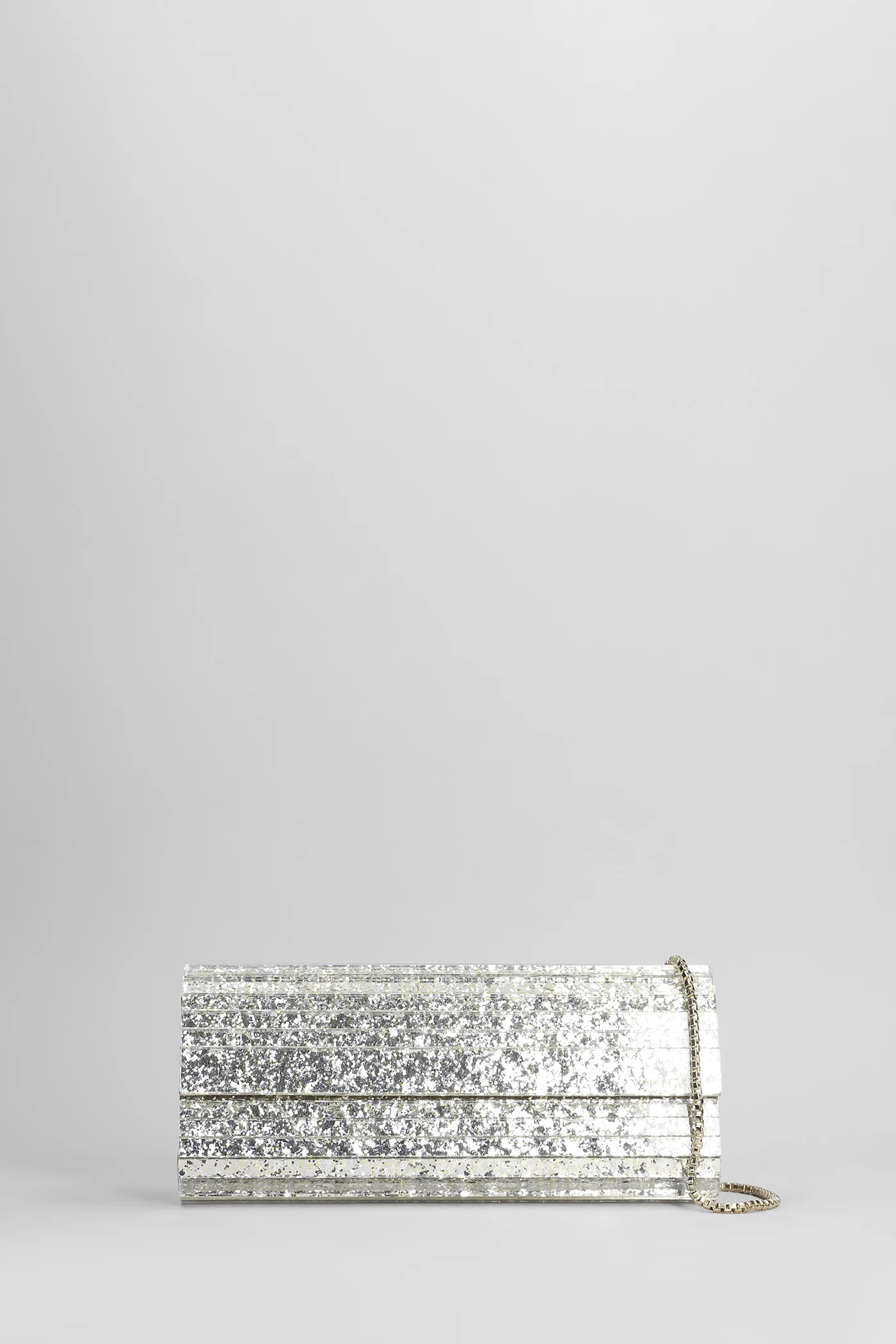 Sweetie Clutch in silver acrylic