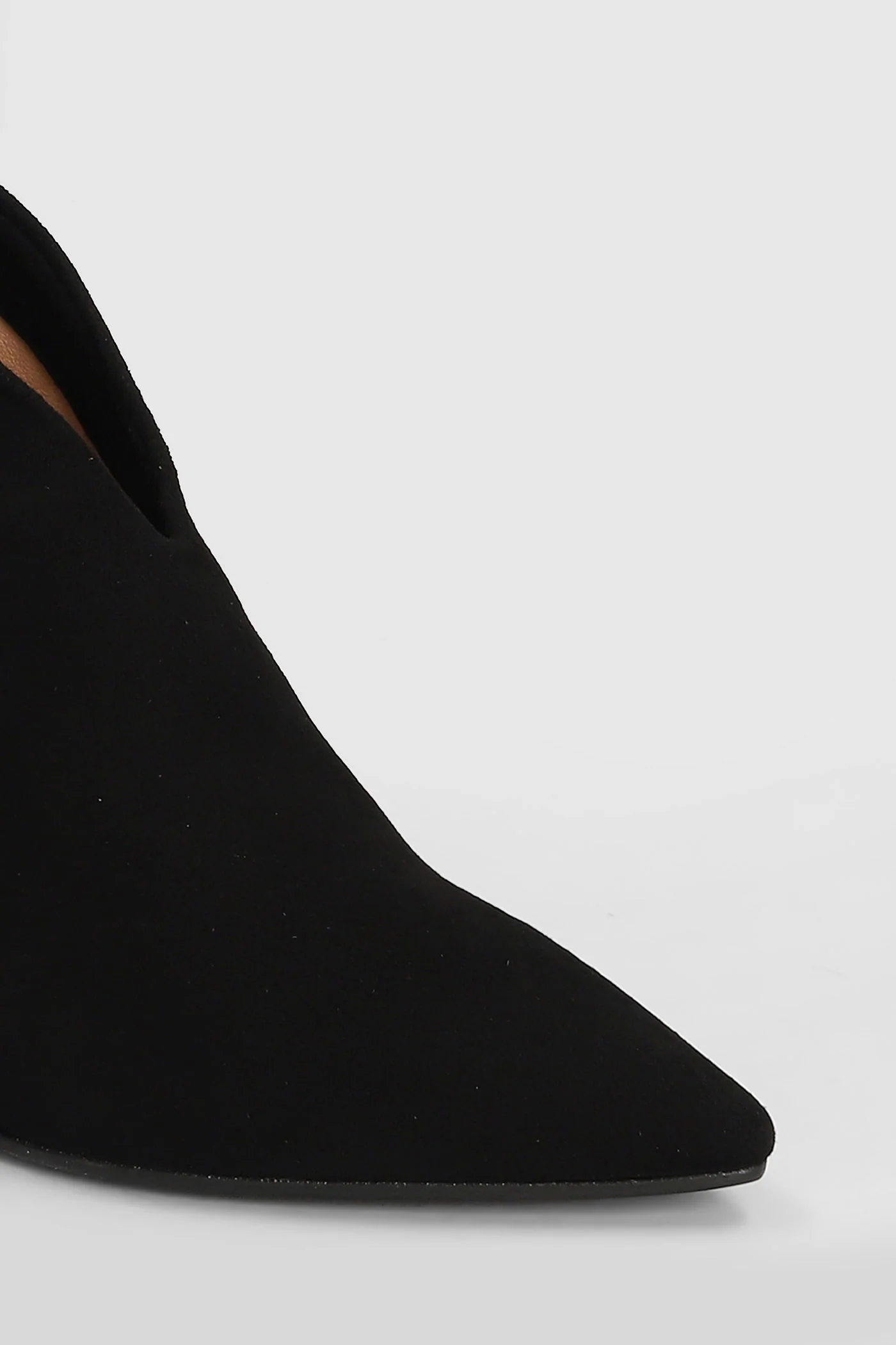 High heels Ankle boots in black suede - Image 5