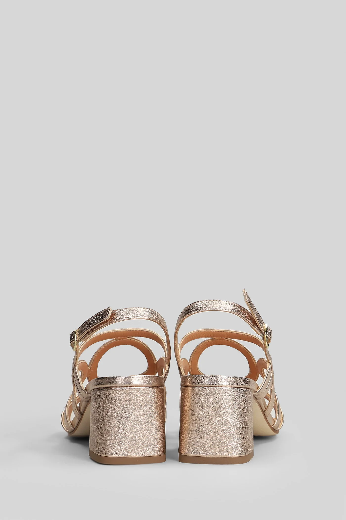Sandals in copper leather - Image 4