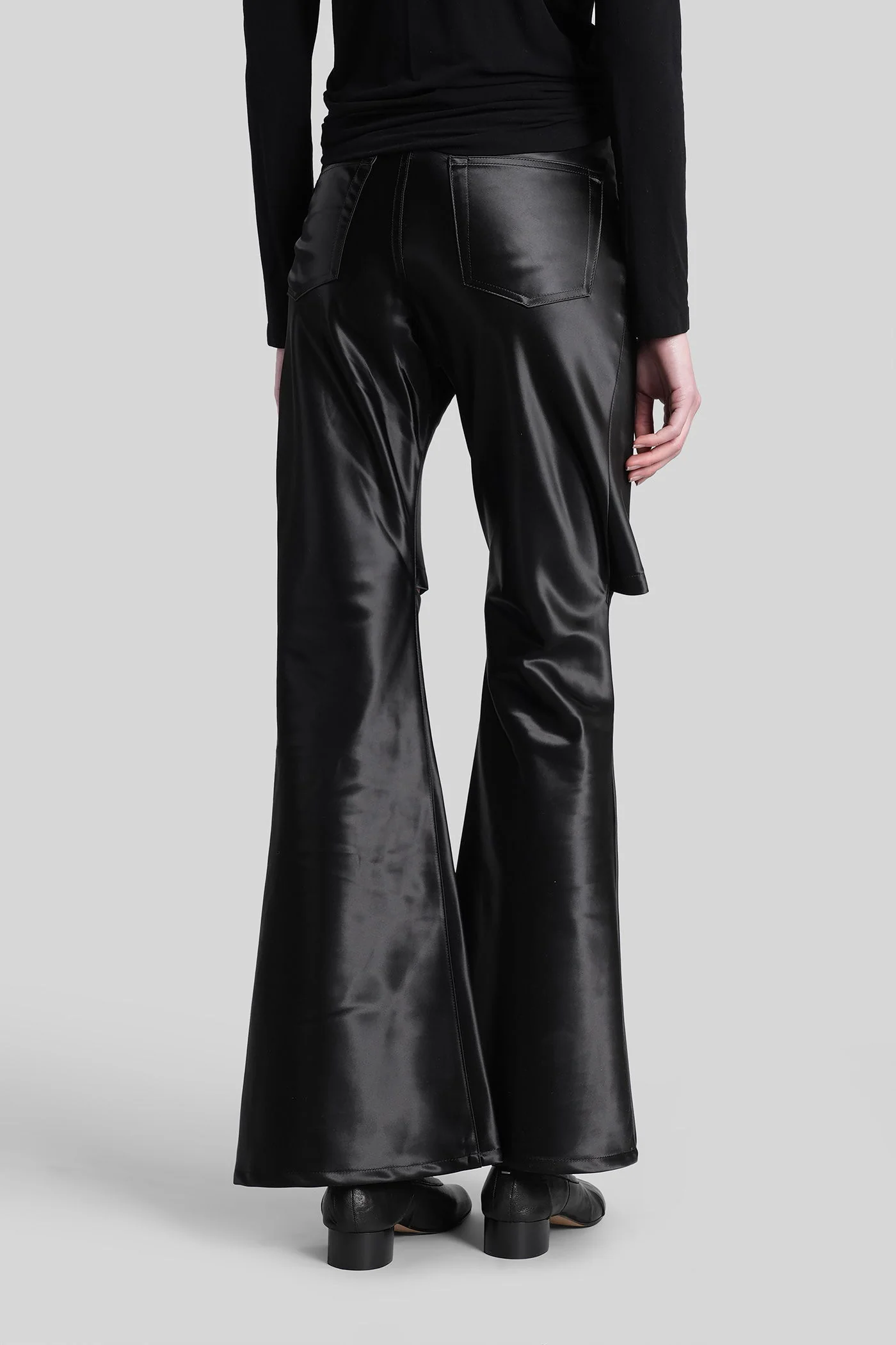 Pants in black nylon - Image 3
