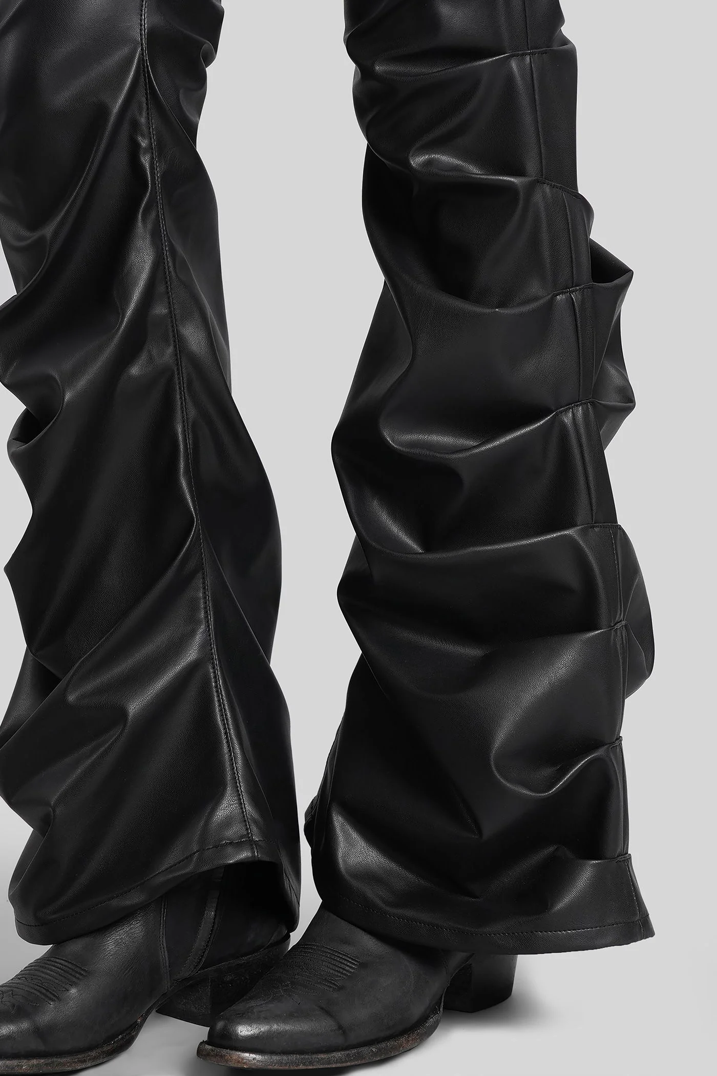 Pants in black polyester - Image 5