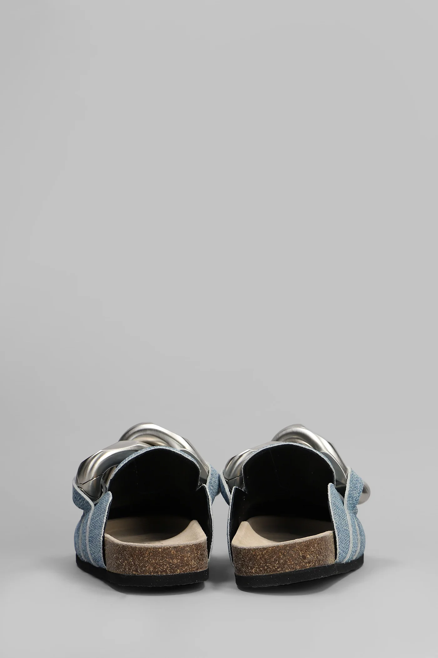 Slipper-Mule in blue leather - Image 4