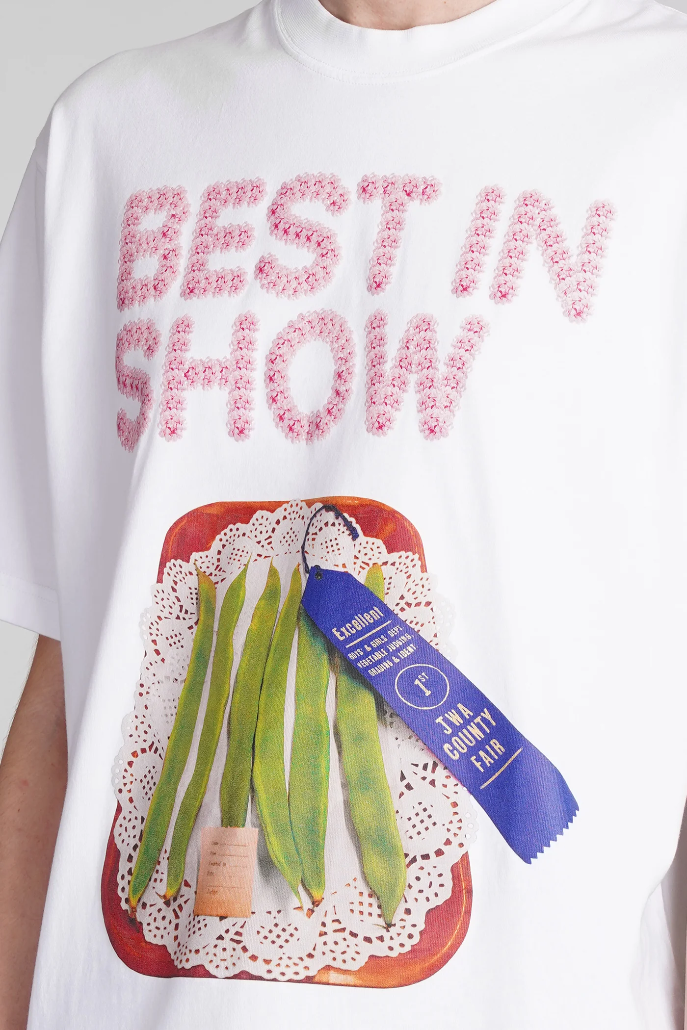T-Shirt in white cotton - Image 5