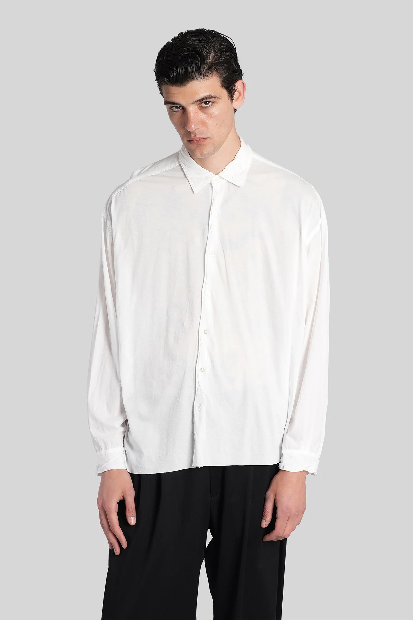 46G artisan shirt Shirt in white cotton