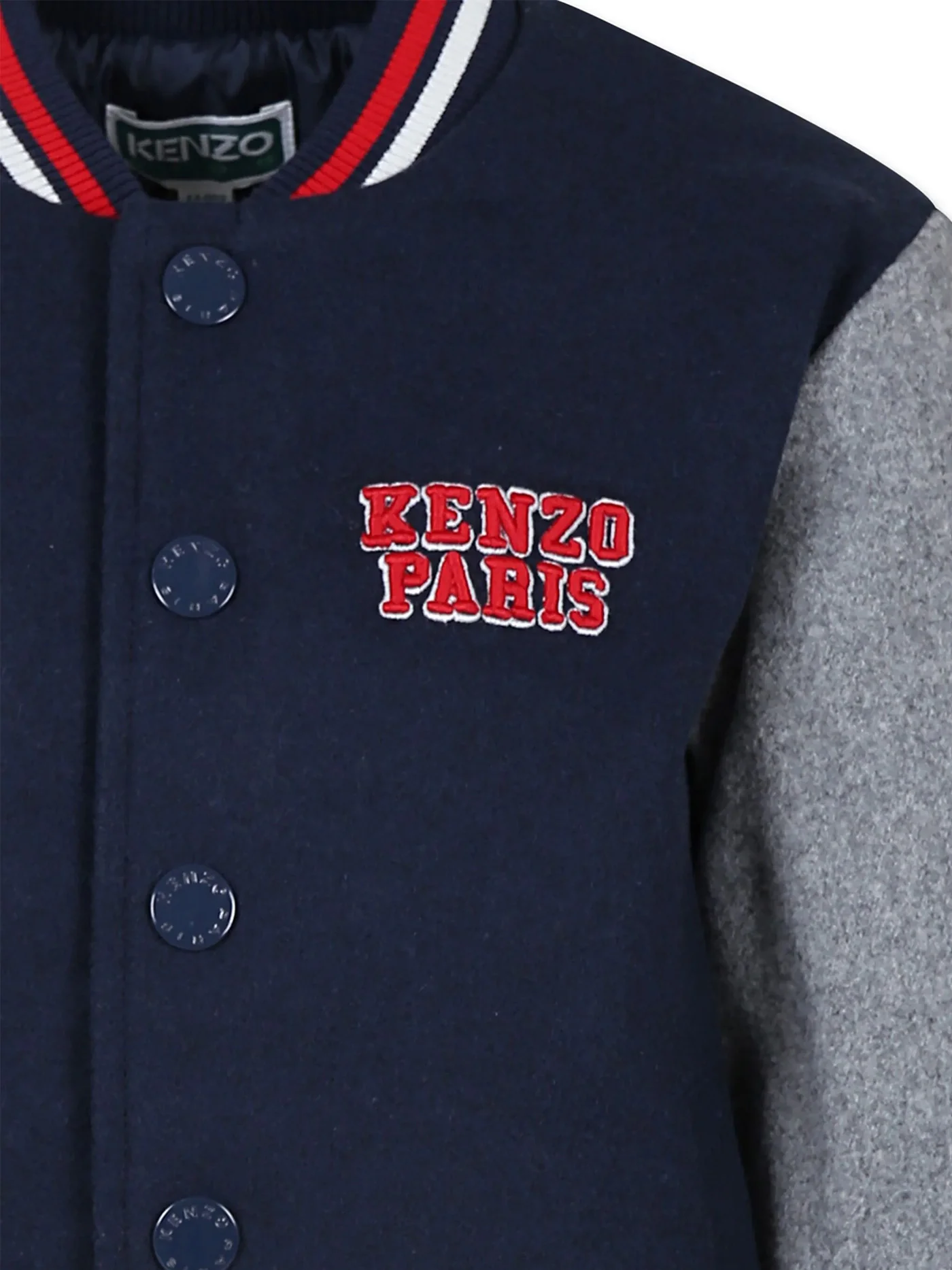 Bomber Jacket in blue polyester - Image 3
