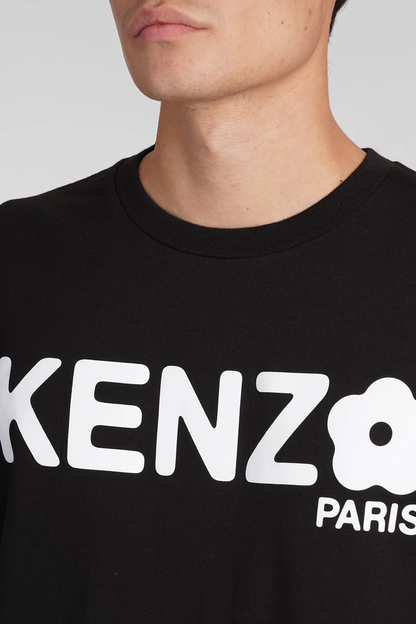 T-Shirt in black cotton - Image 5