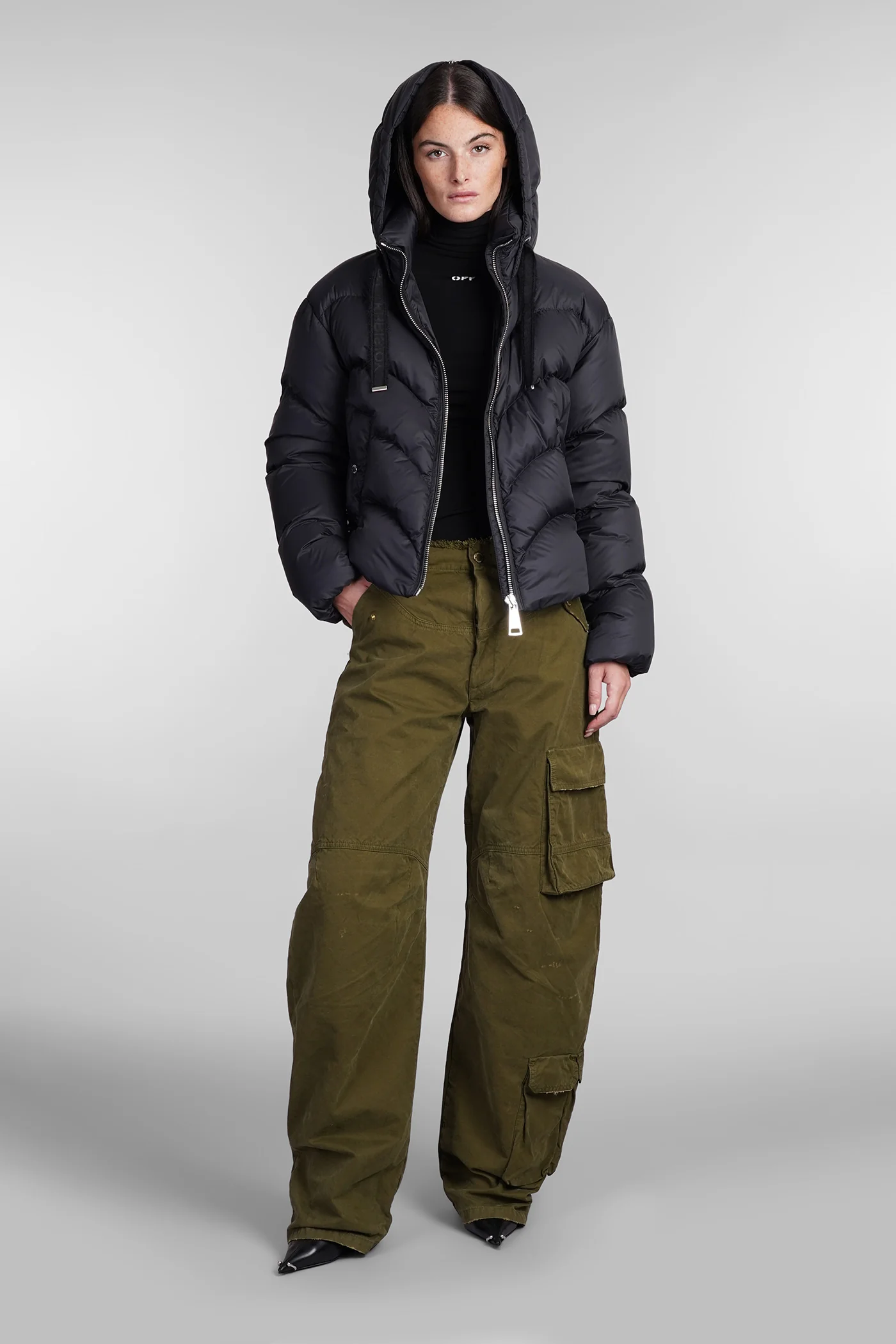 puffer in black polyamide - Image 2