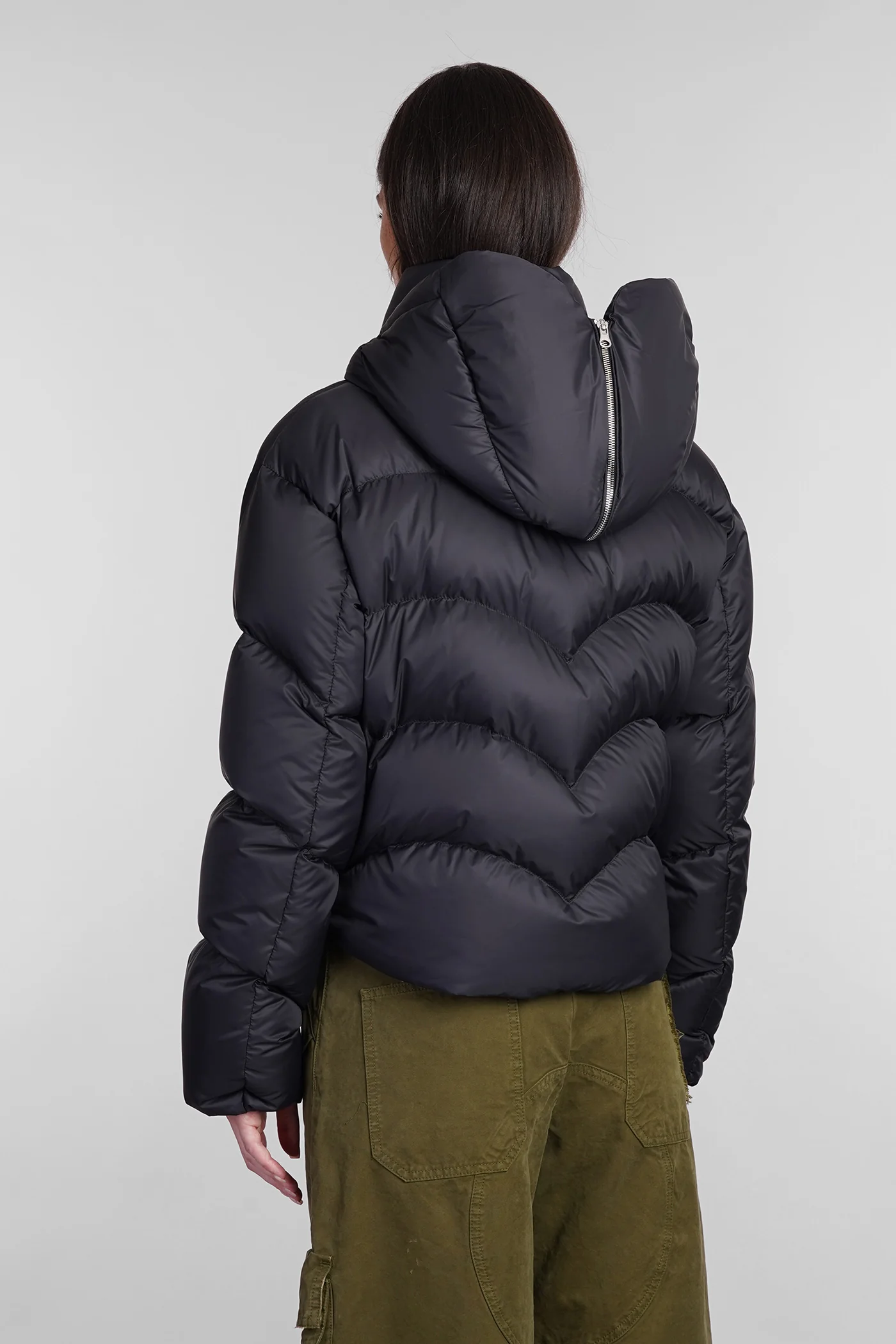puffer in black polyamide - Image 3