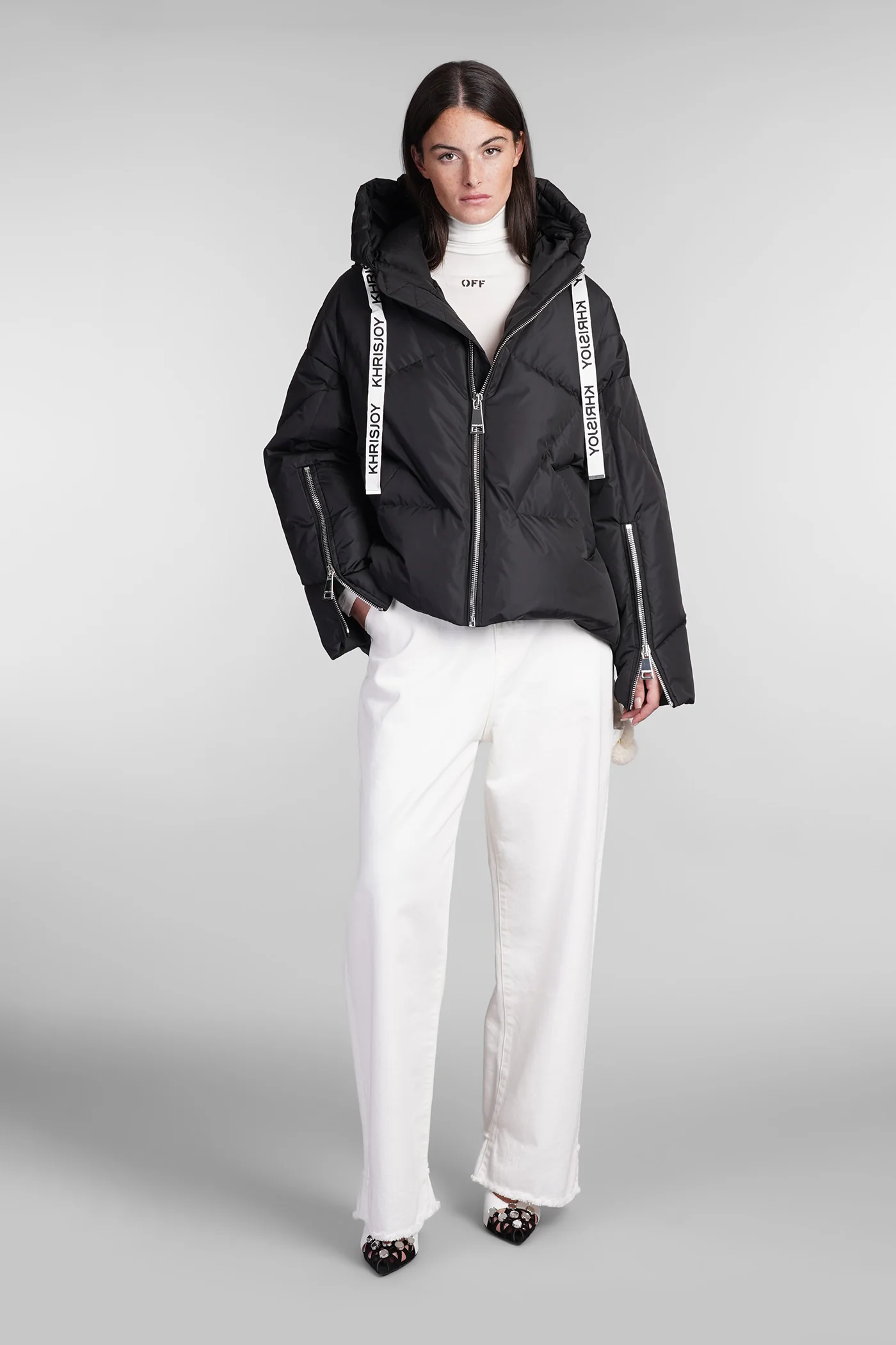 puffer in black polyester - Image 2